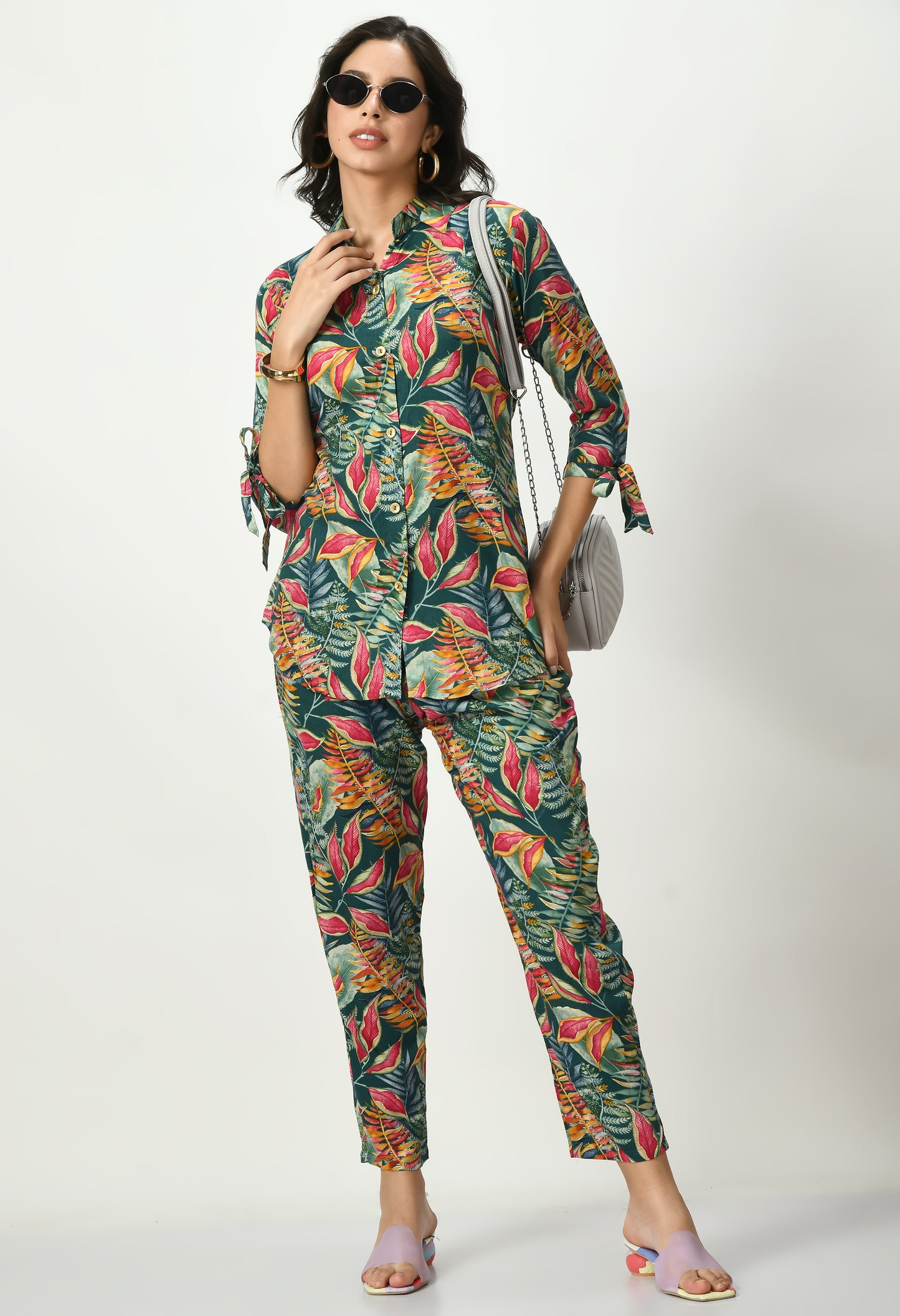 MAURYA Women’s Trendy Rayon Co-Ord Set for Casual & Daily Wear