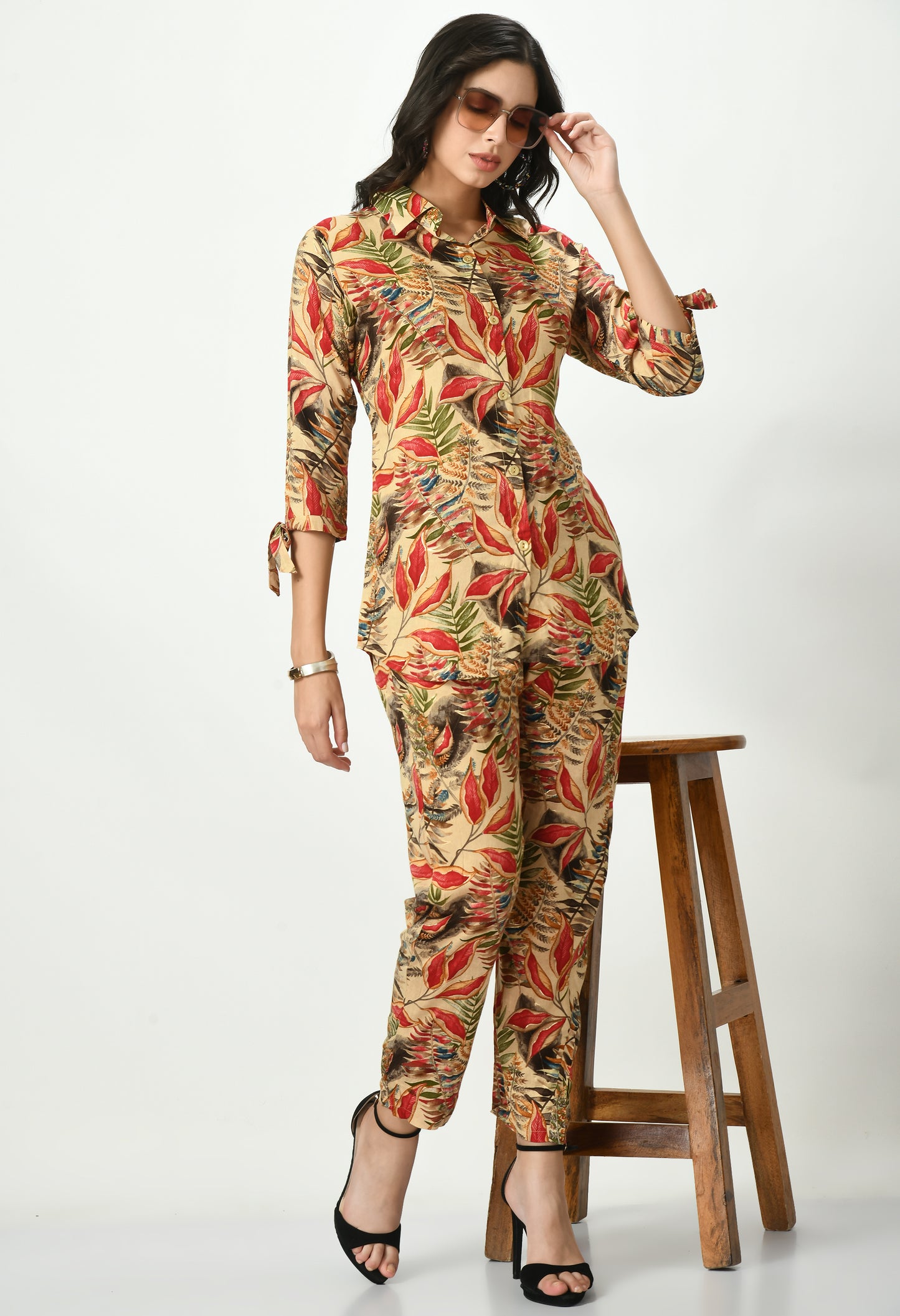 MAURYA Women’s Stylish Rayon Co-Ord Set for Everyday Comfort