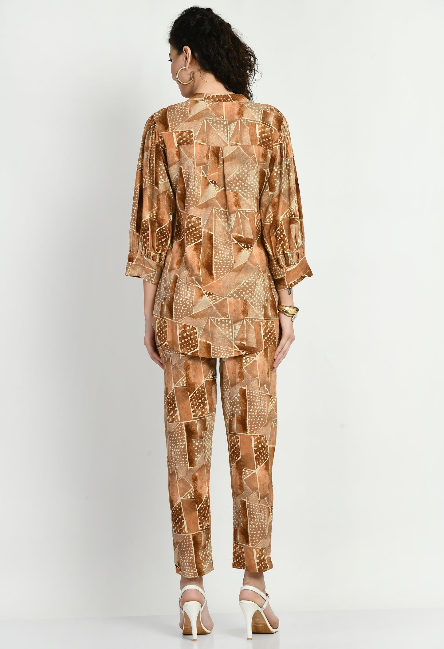 MAURYA Women’s Rayon Co-Ord Set | Shirt Top & Pants