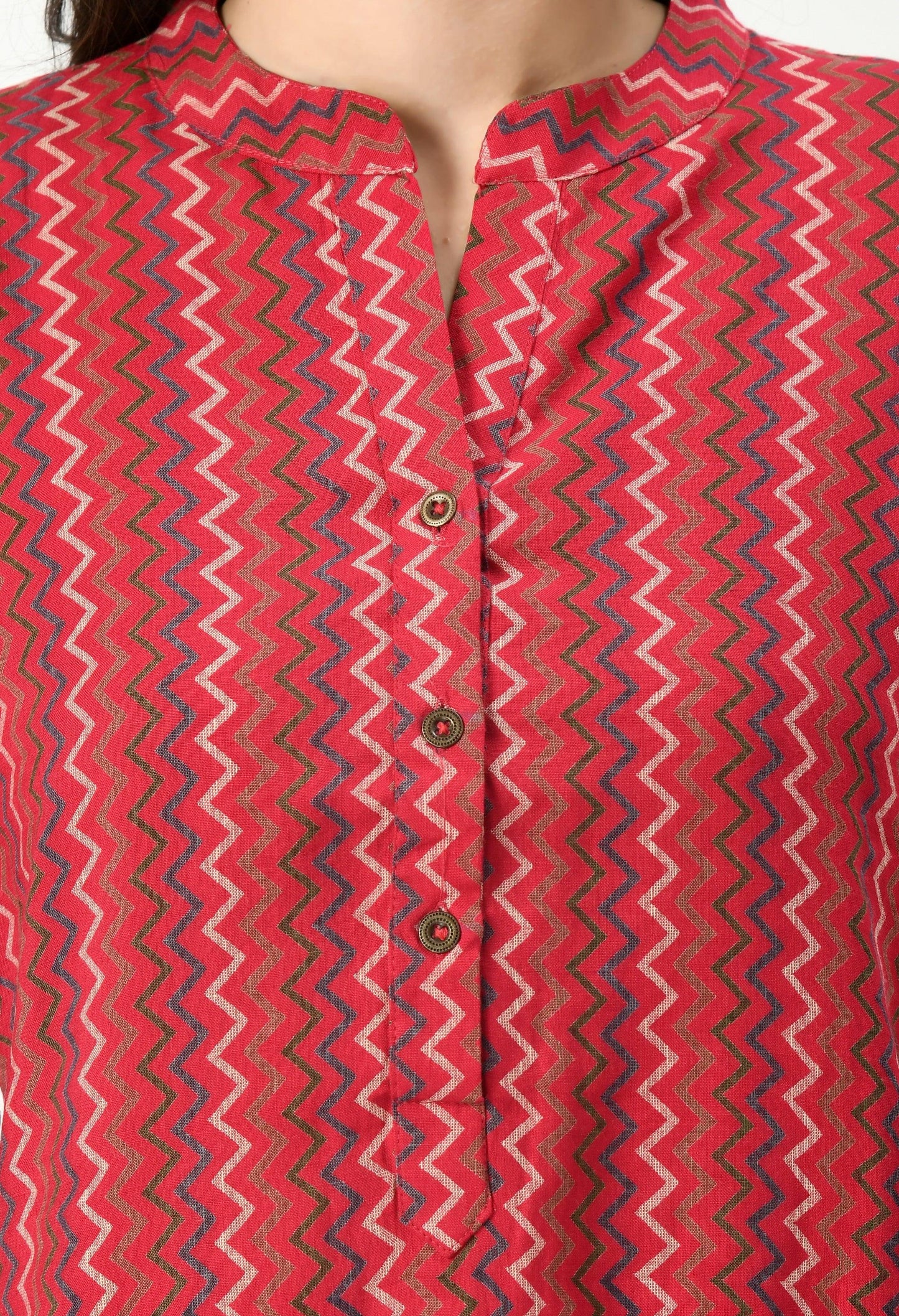 MAURYA Women's Red Women Tunic Top (MTOP001)