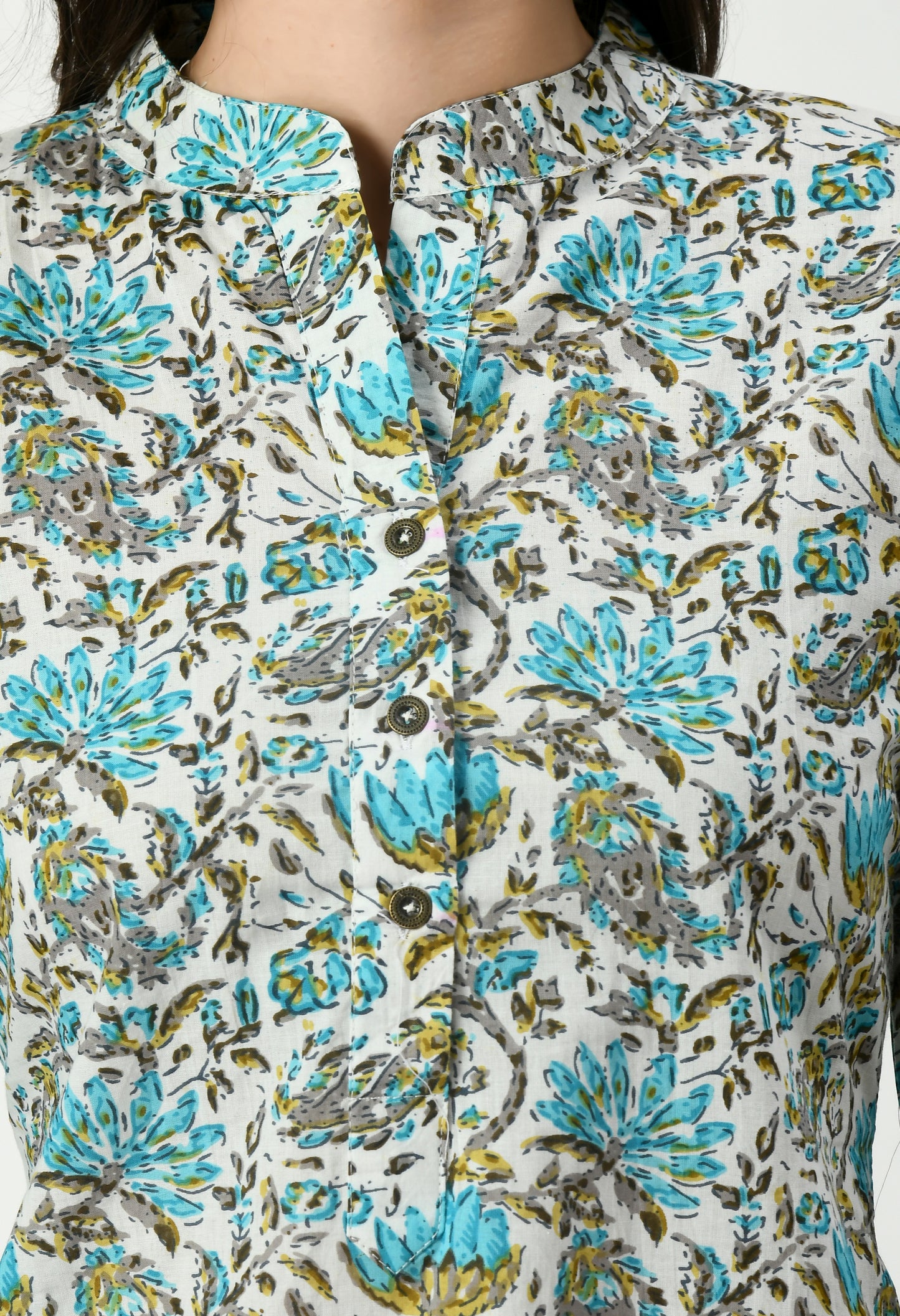 MAURYA Women's Multicolor Printed Women Tunic Top (MTOP004)