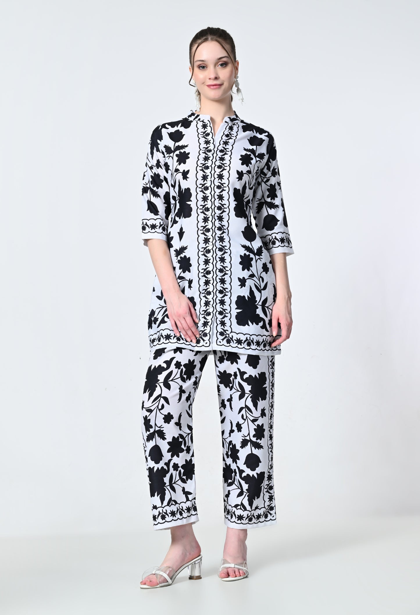 MAURYA Women’s Elegant Linen Slub Co-Ord Set for Everyday Comfort