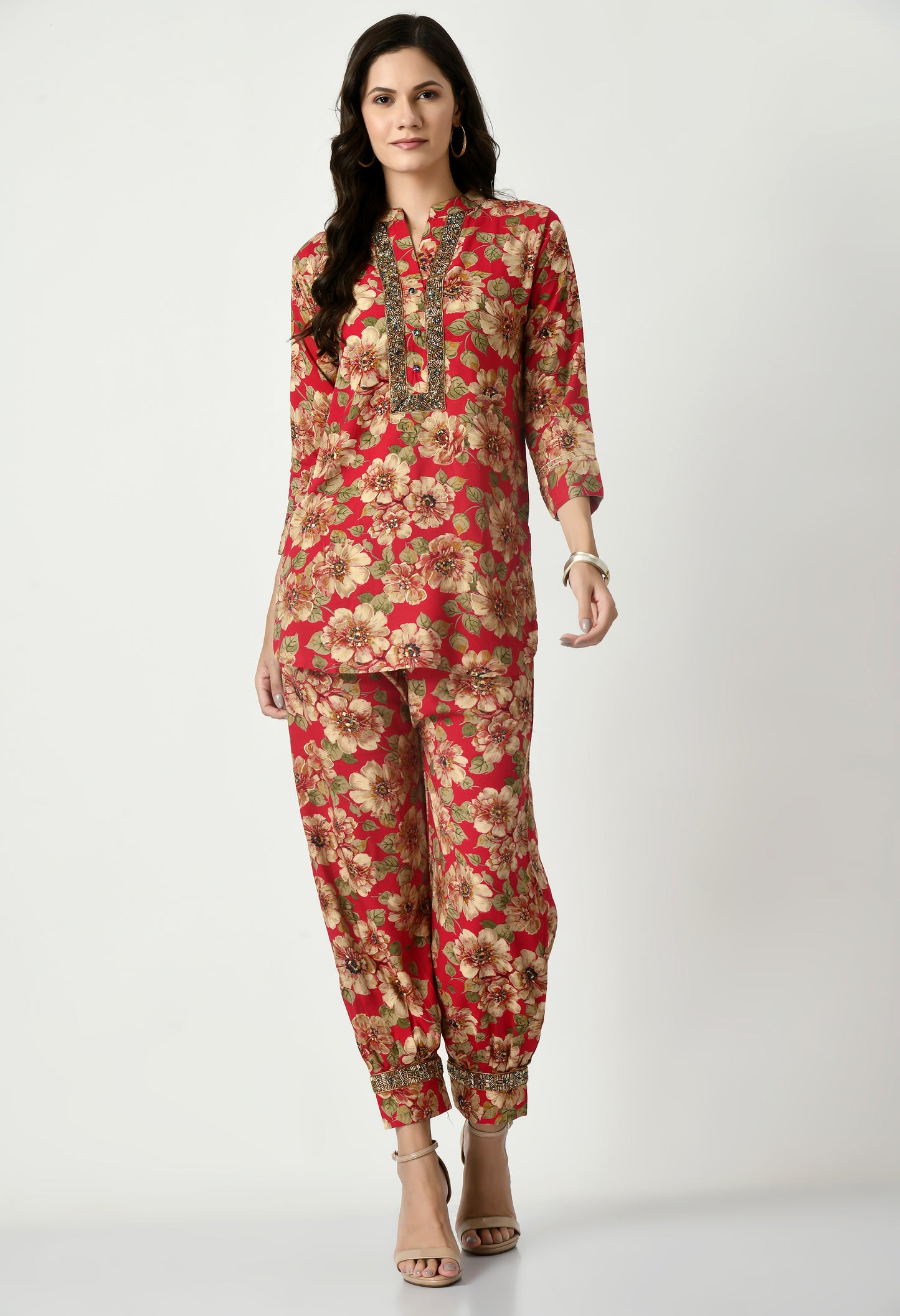 MAURYA Women’s Rayon Co-Ord Set | Top & Pants