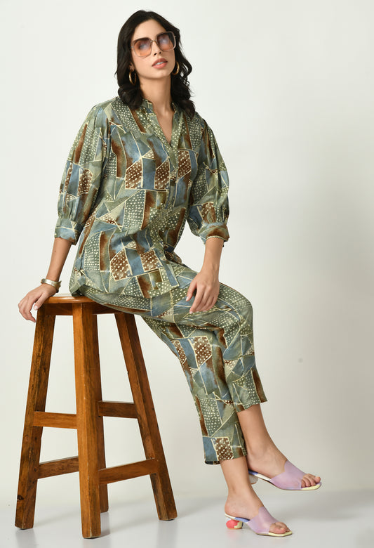 MAURYA Women’s Stylish Rayon Co-Ord Set for Comfortable Everyday Wear