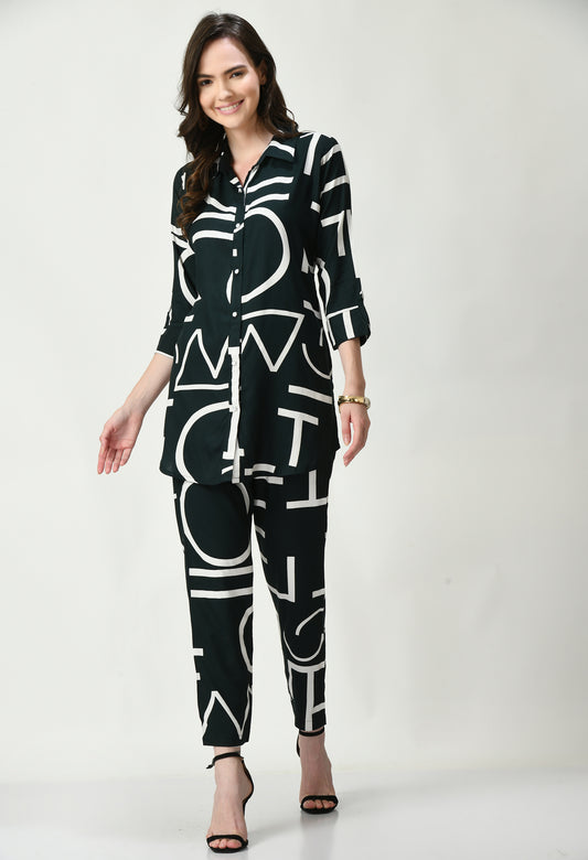 MAURYA Women’s Stylish & Trendy Rayon Co-Ord Set