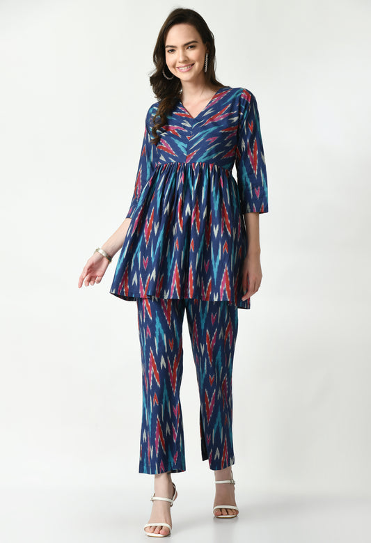 MAURYA Women’s Pure Cotton Co-Ord Set | Top & Pants