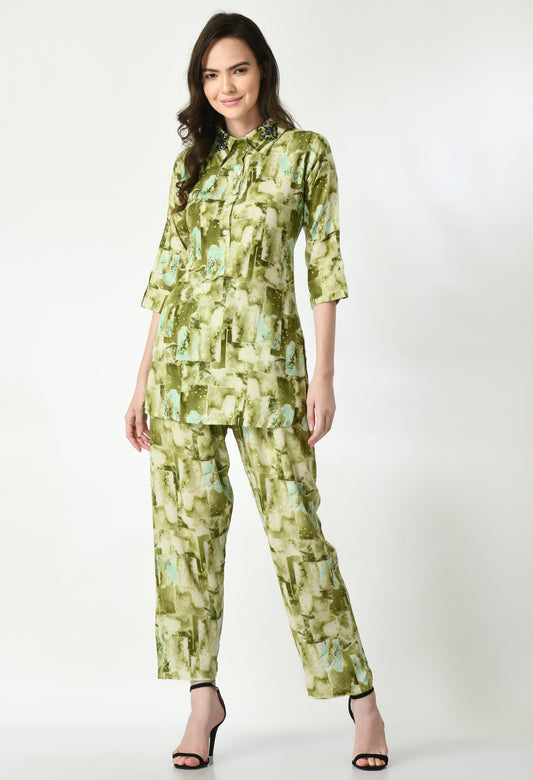 MAURYA Women’s Stylish & Elegant Rayon Co-Ord Set