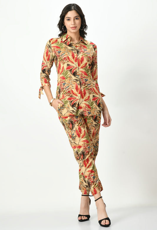 MAURYA Women’s Stylish Rayon Co-Ord Set for Everyday Comfort