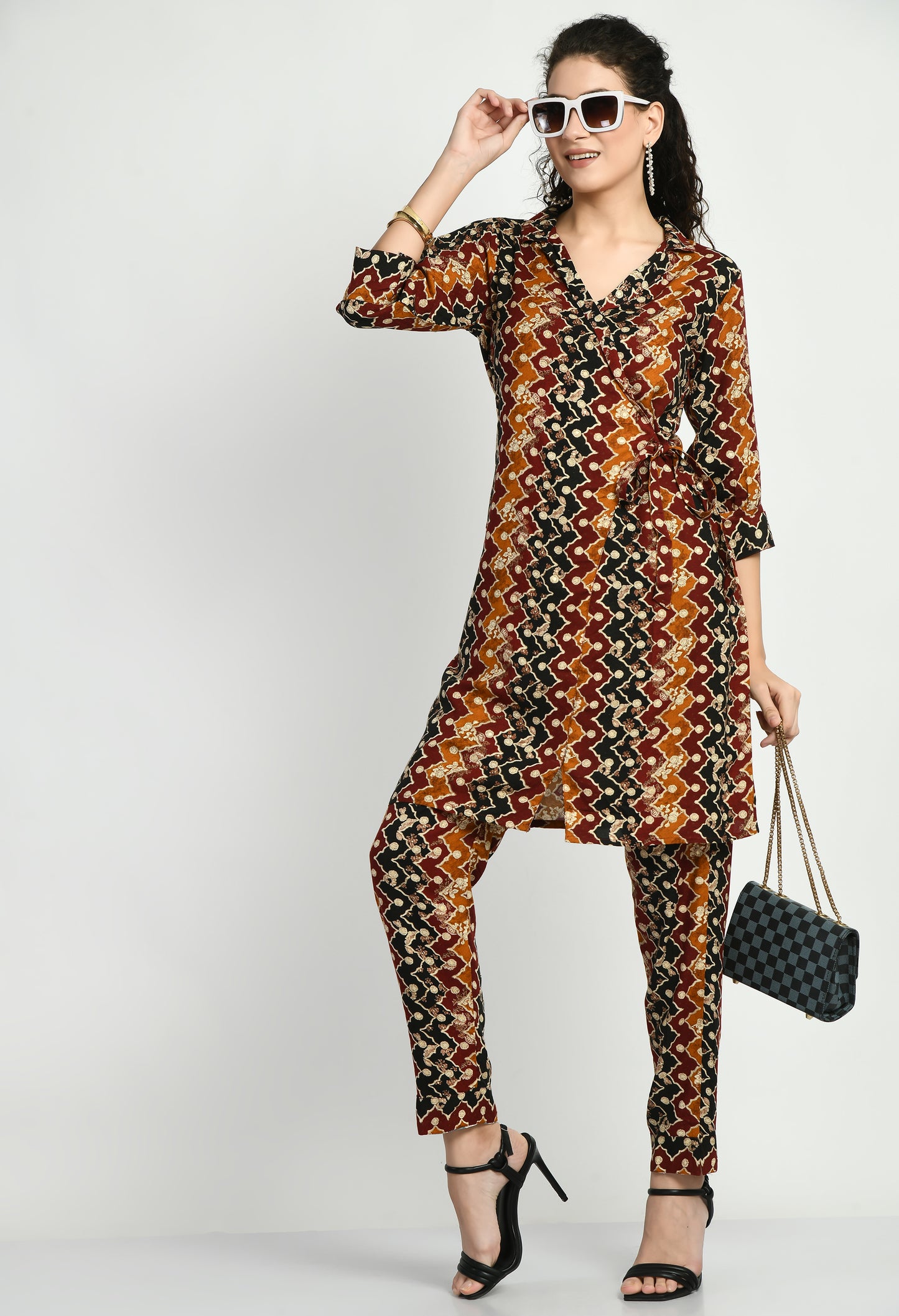 MAURYA Women’s Rayon Co-Ord Set | Top & Pants