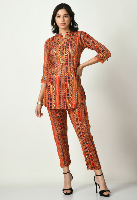 MAURYA Women’s Stylish Rayon Co-Ord Set for Effortless Everyday Elegance