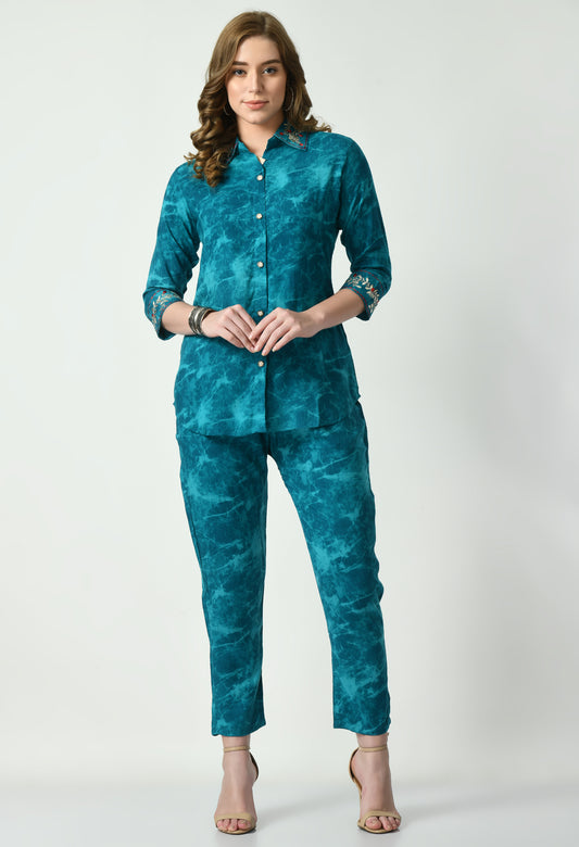 MAURYA Women’s Elegant Rayon Co-Ord Set for Comfortable Everyday Wear