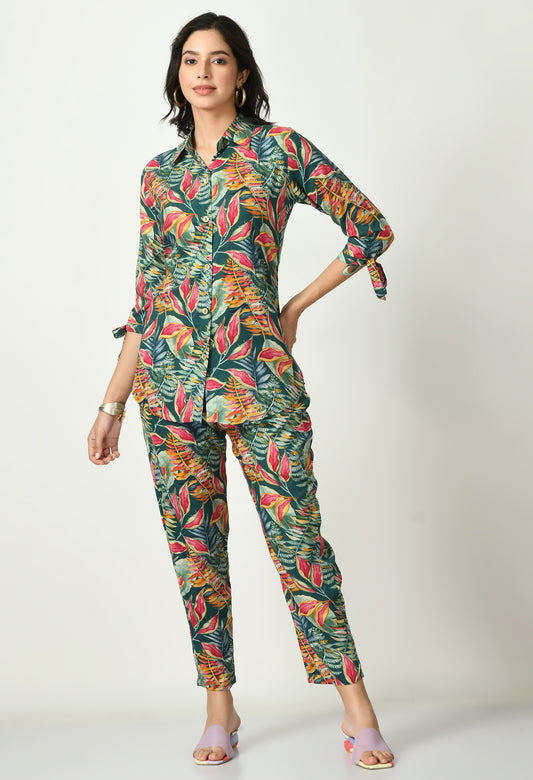 MAURYA Women’s Trendy Rayon Co-Ord Set for Casual & Daily Wear