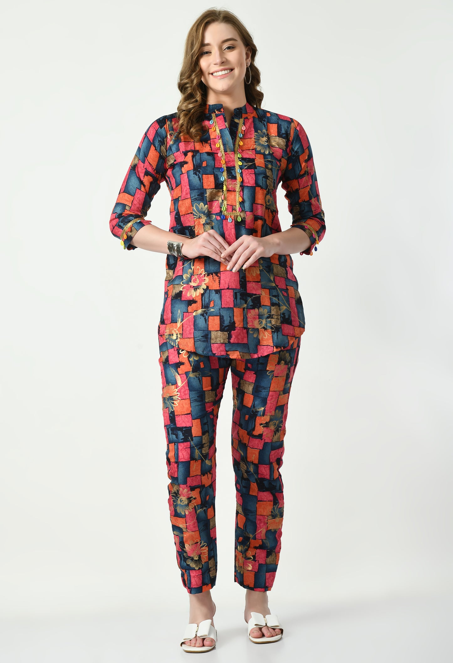 MAURYA Women’s Elegant Muslin Co-Ord Set for Effortless Everyday Style