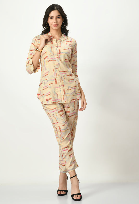 MAURYA Women’s Comfortable Rayon Co-Ord Set for Everyday Wear