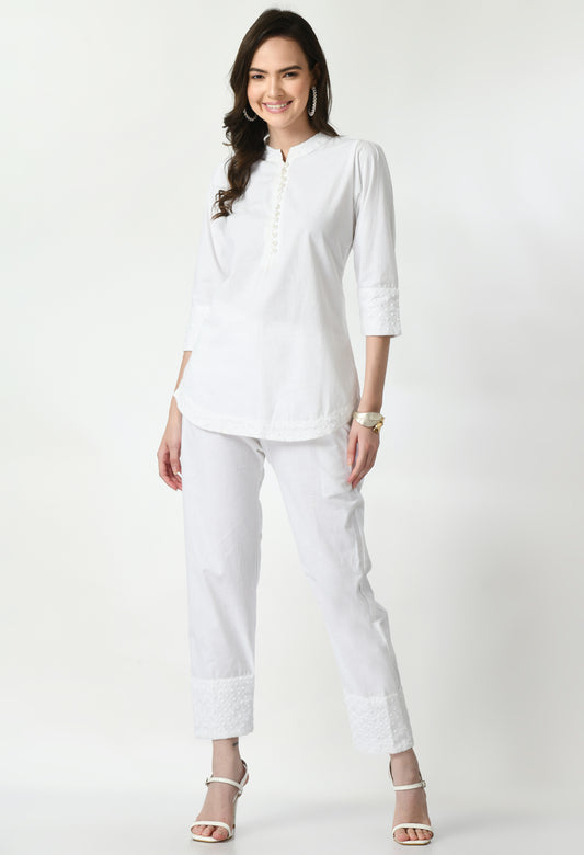 MAURYA Women’s Pure Cotton Co-Ord Set | Top & Pants