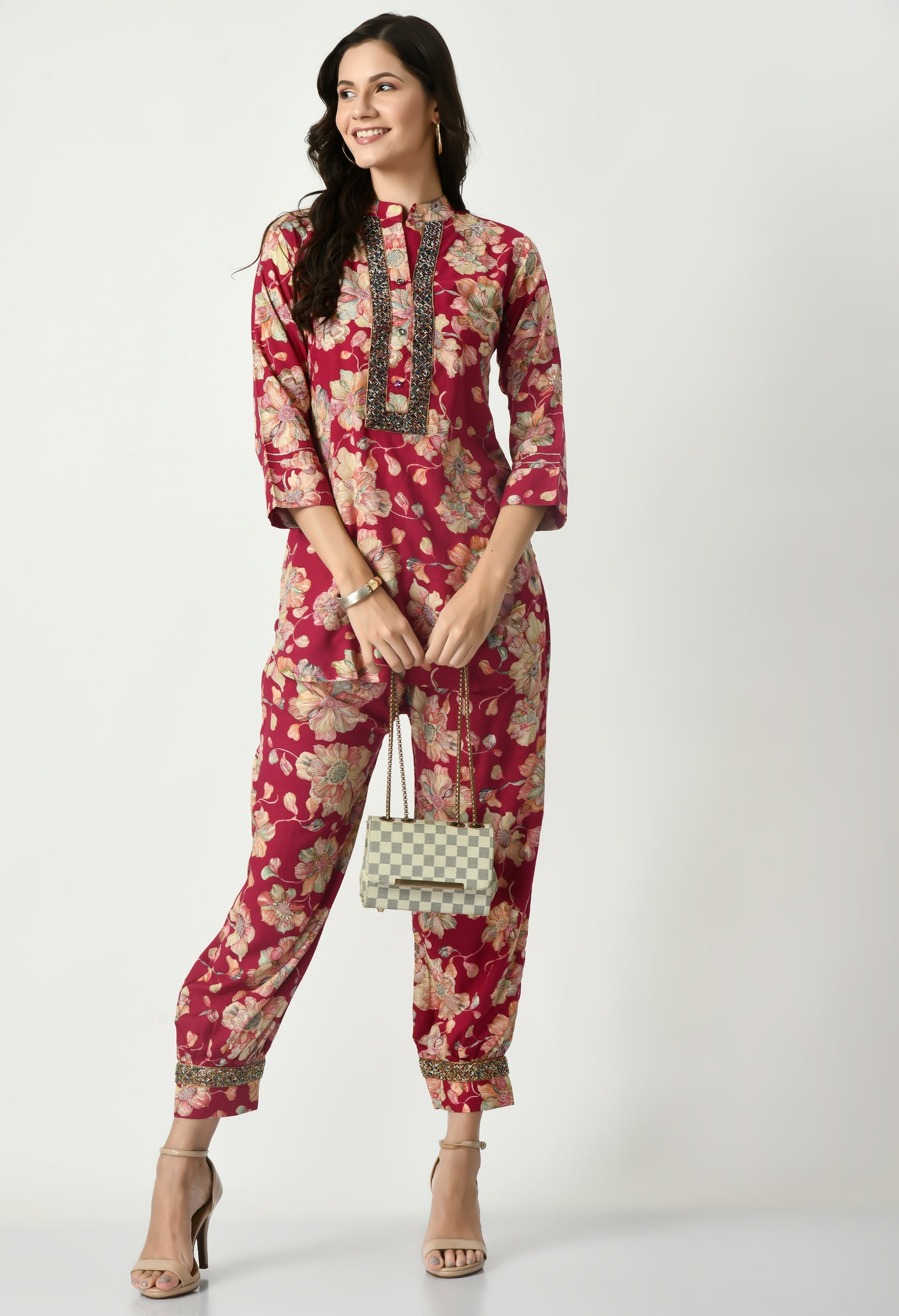 MAURYA Women’s Rayon Co-Ord Set | Top & Pants