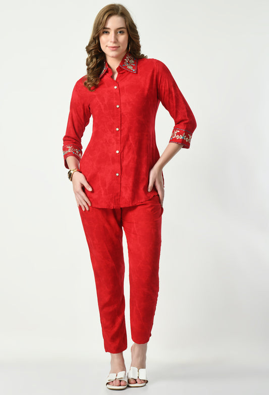 MAURYA Women’s Elegant Rayon Co-Ord Set for Comfortable Everyday Wear