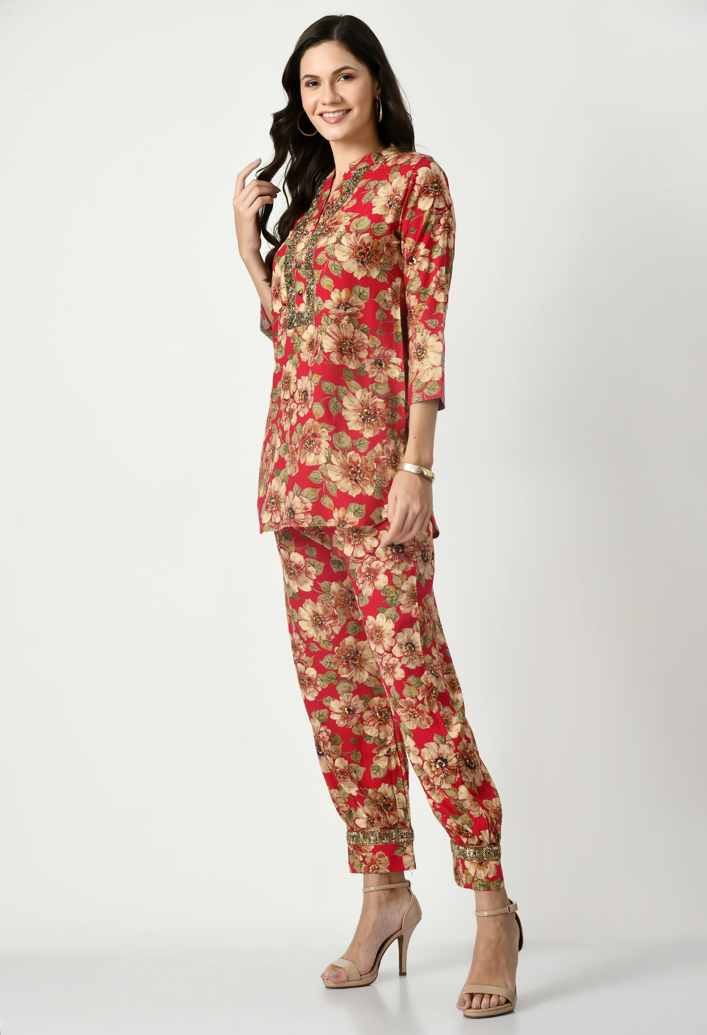 MAURYA Women’s Rayon Co-Ord Set | Top & Pants