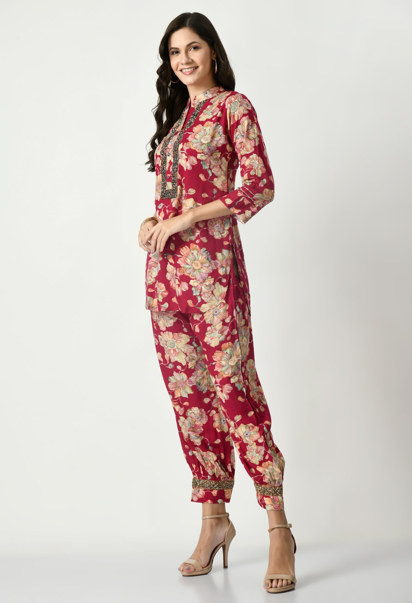 MAURYA Women’s Rayon Co-Ord Set | Top & Pants