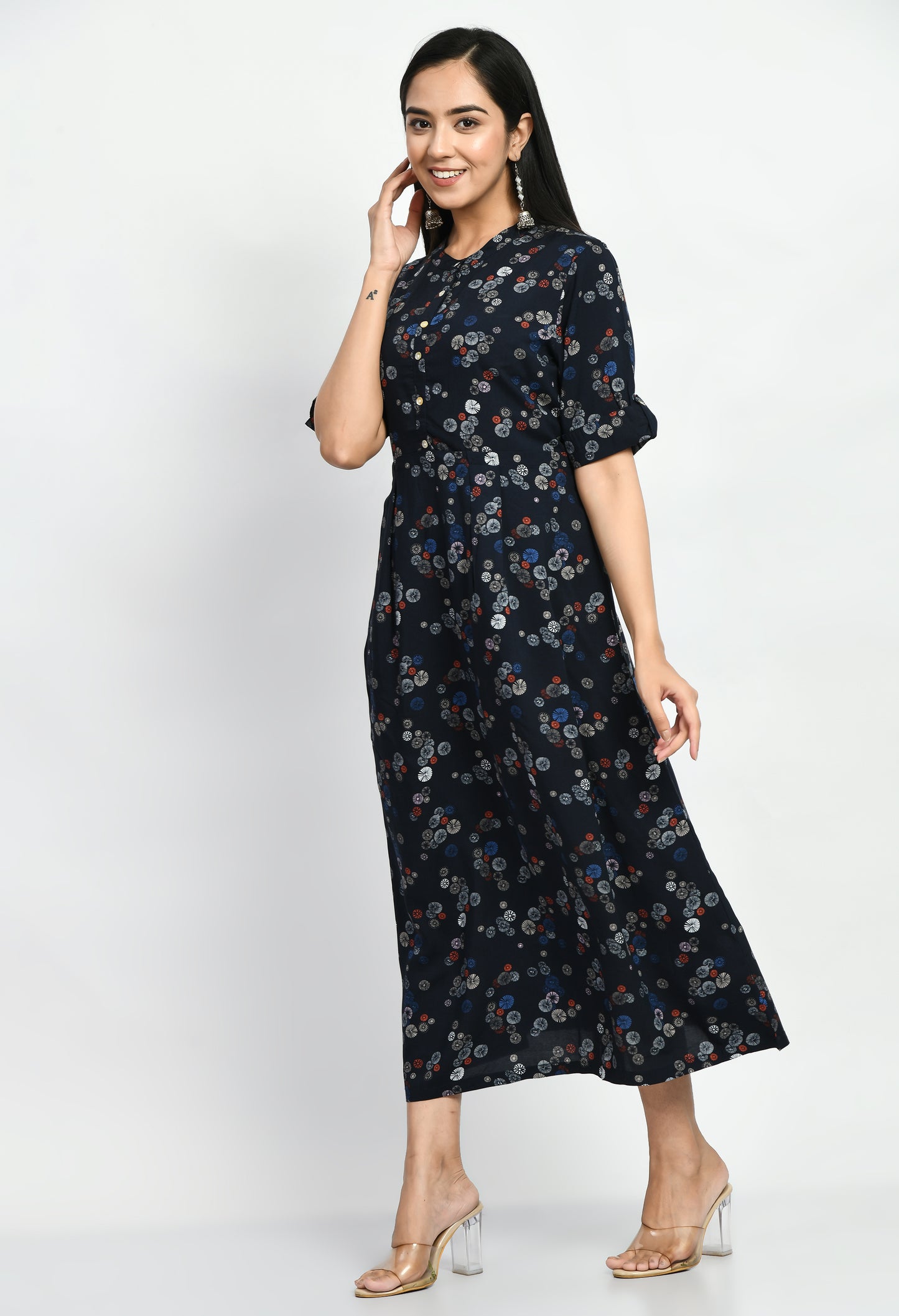 MAURYA Women’s Everyday Rayon A-Line Dress