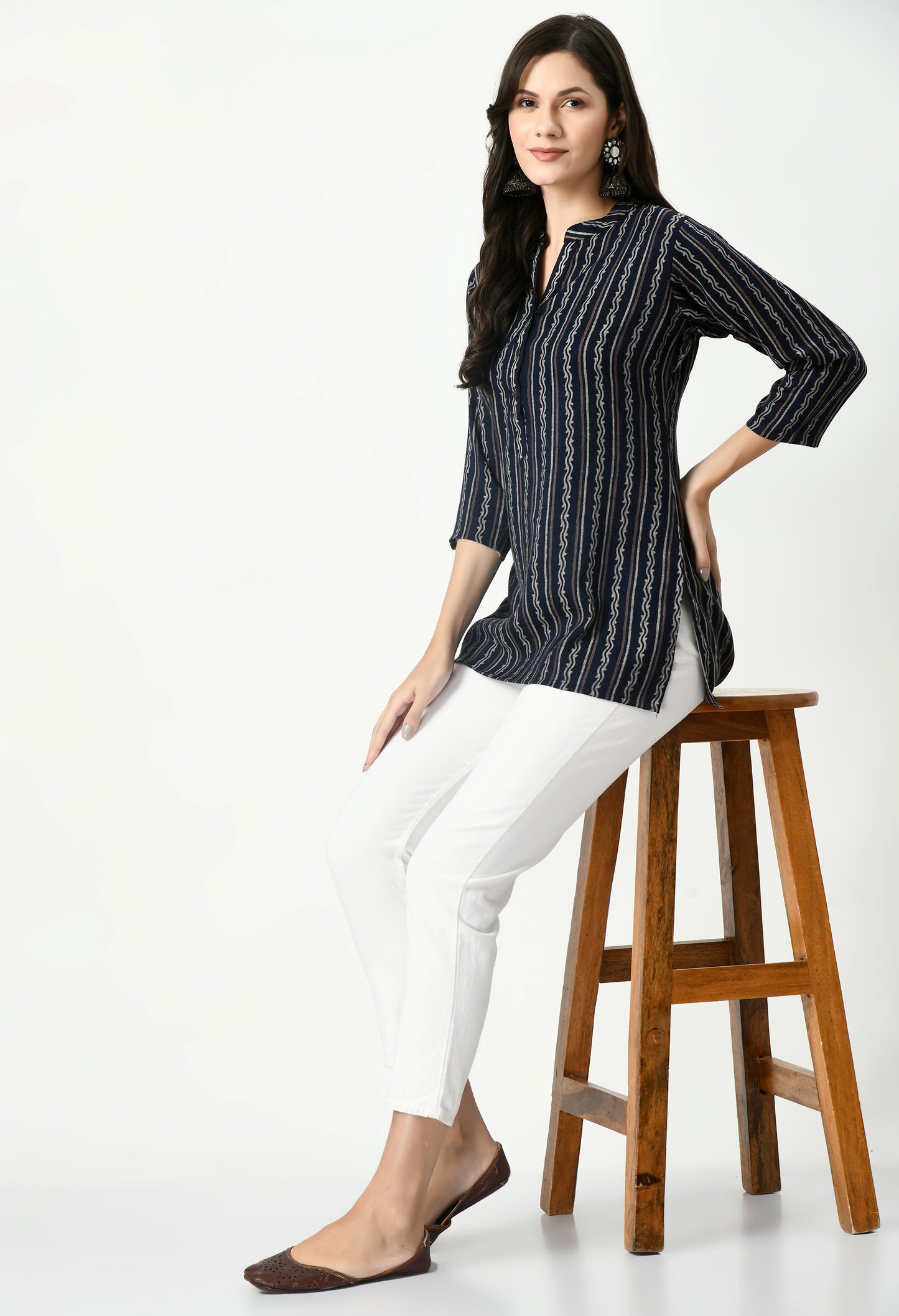 MAURYA Women’s Cotton Blend Printed Casual Top for Daily & Office Wear