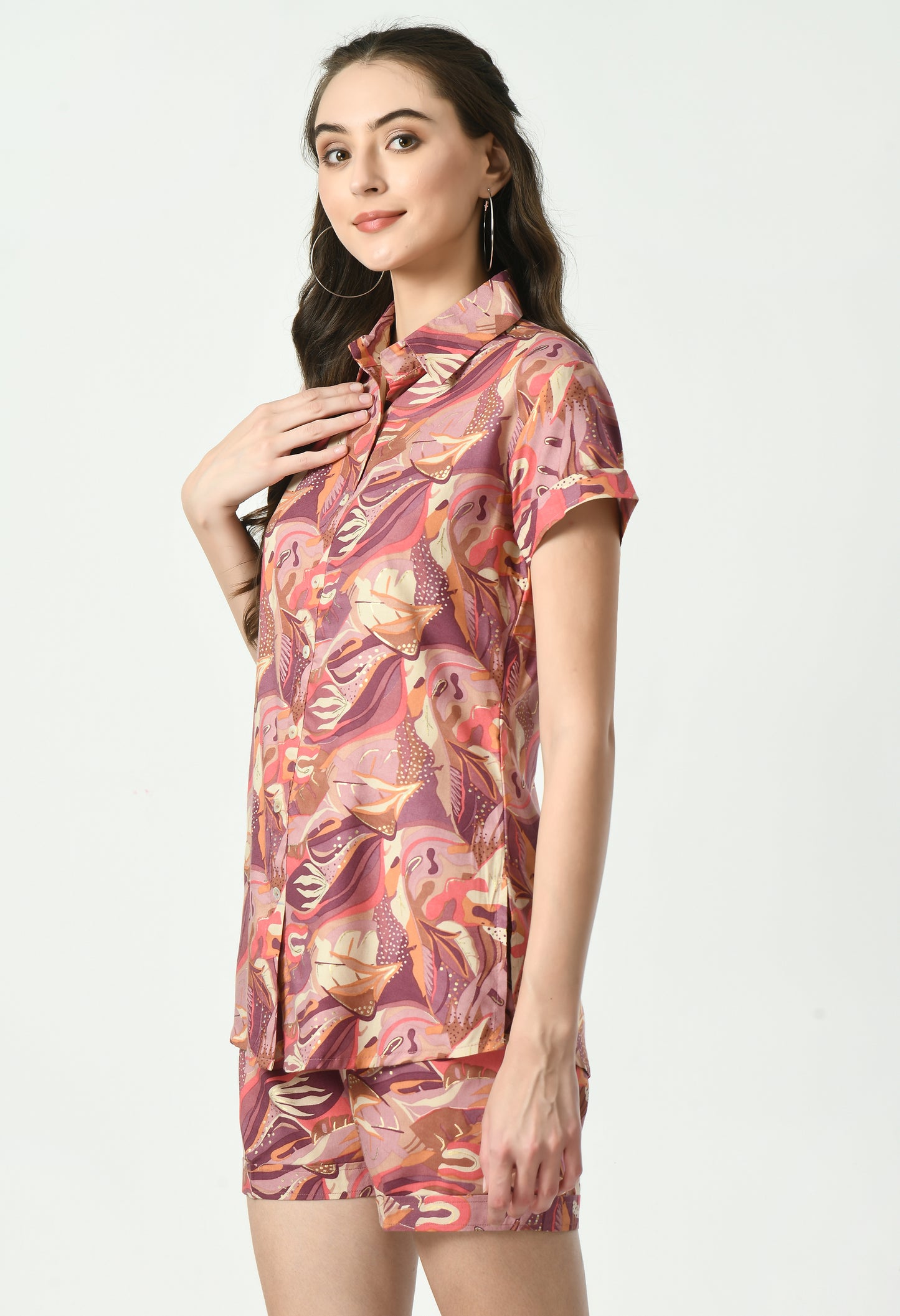 MAURYA Women’s Stylish Rayon Co-Ord Set for Casual Comfort