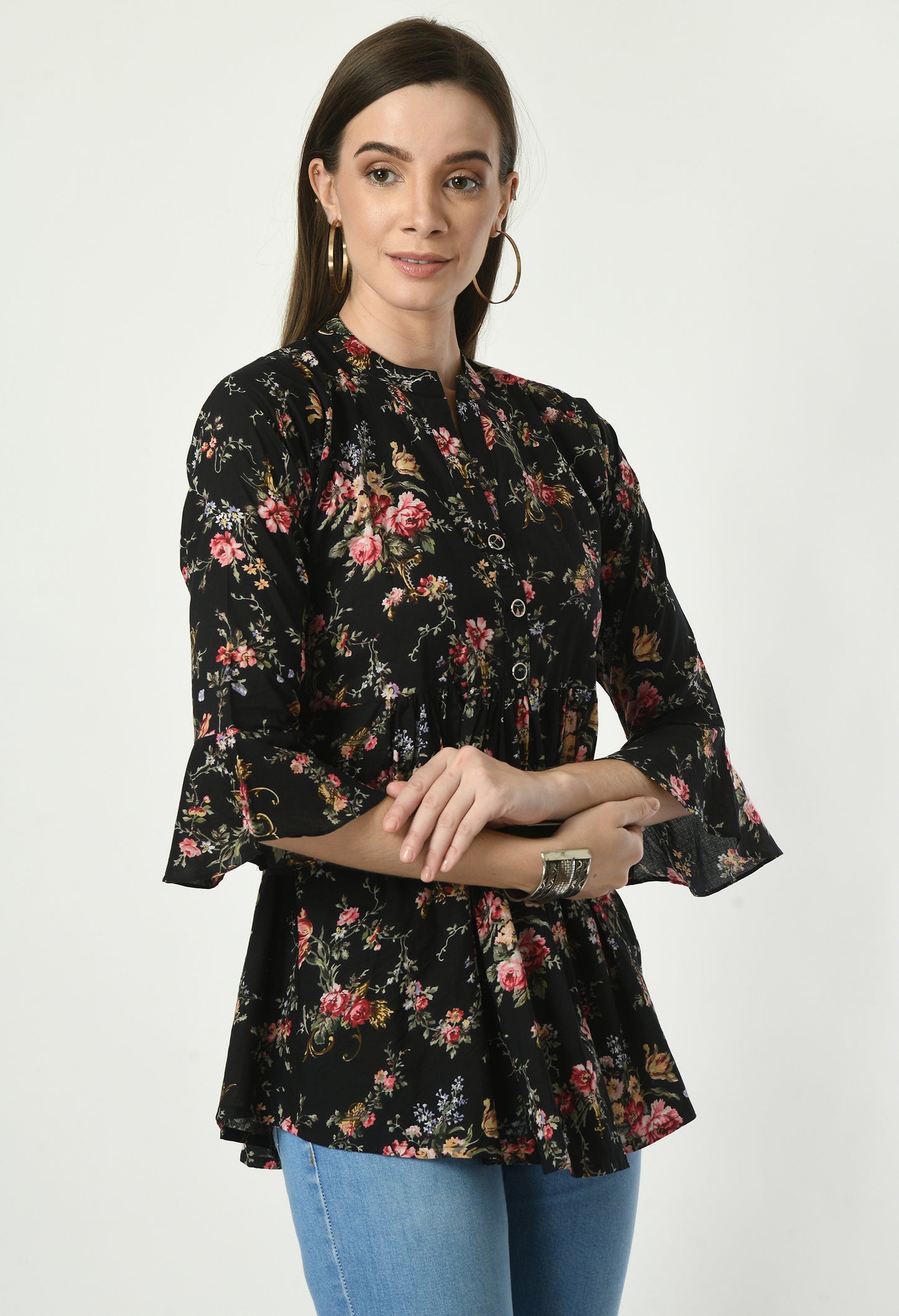 MAURYA Women’s Cotton Printed Casual Top for Daily & Office Wear