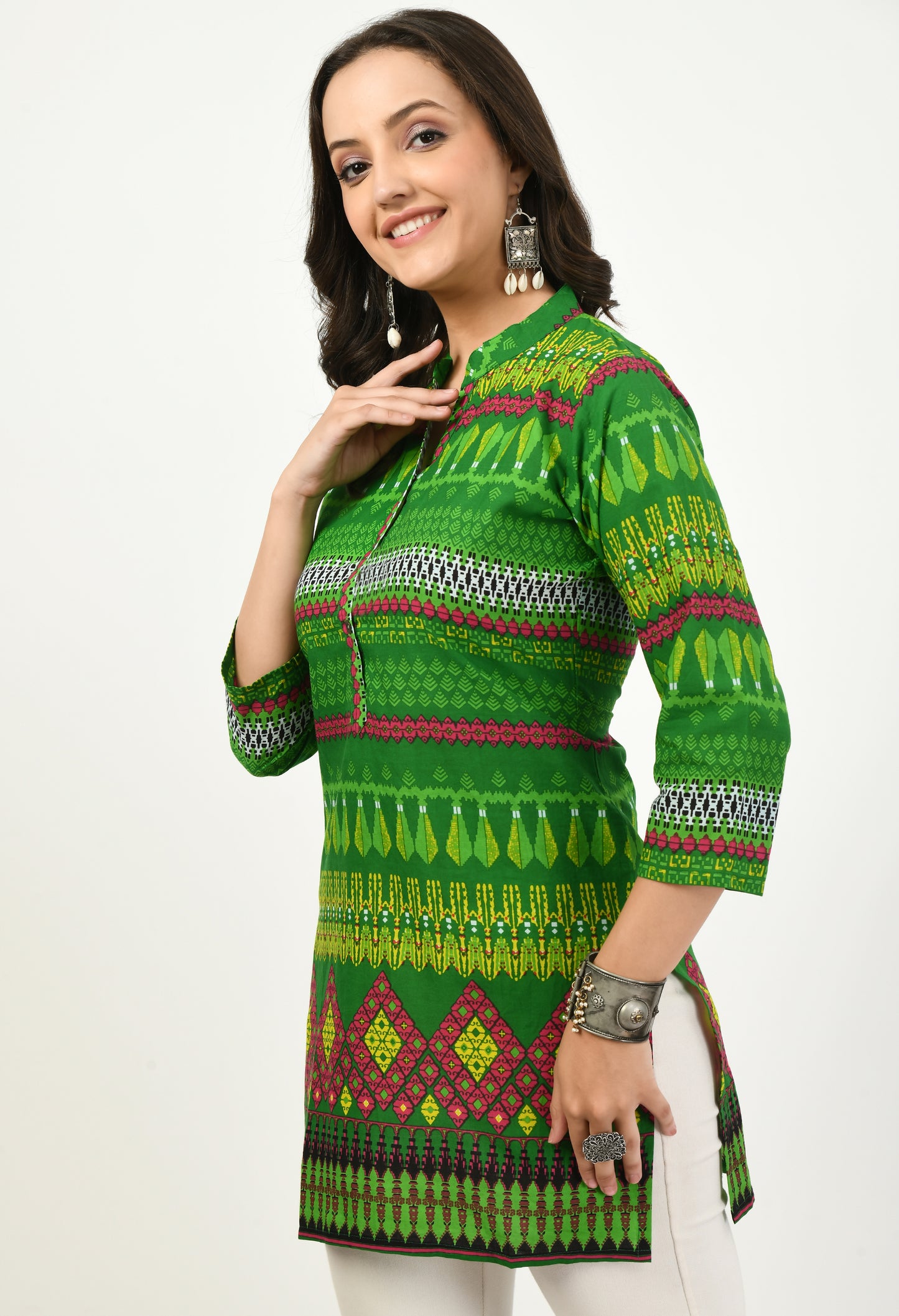 MAURYA Women’s Cotton Blend Printed Casual Top for Daily & Office Wear