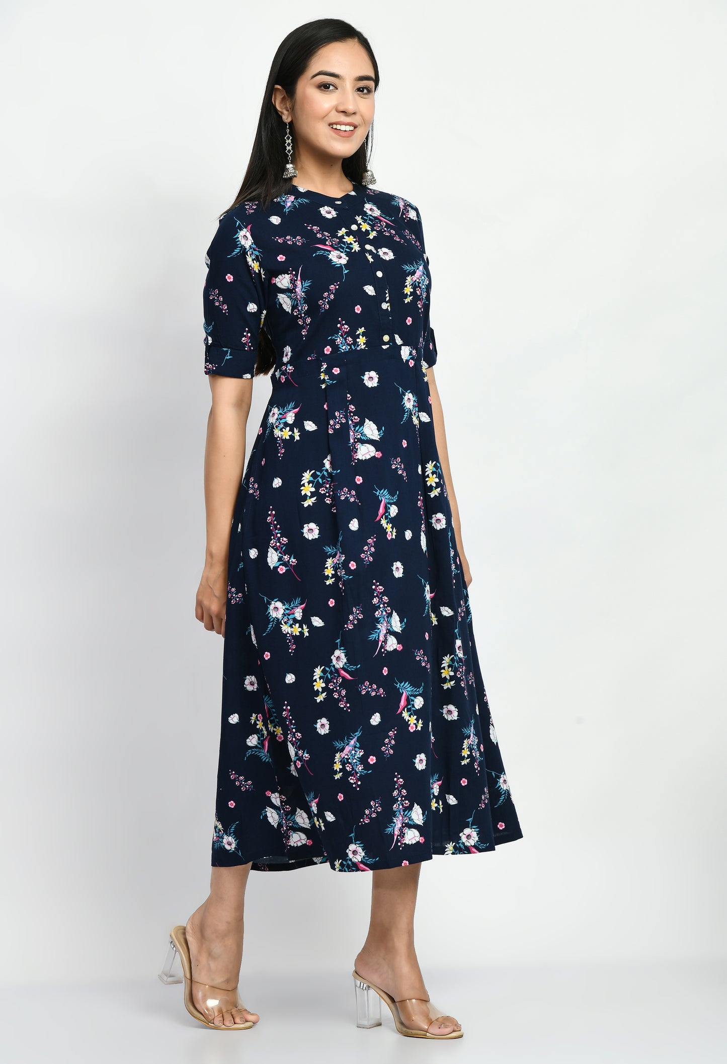 MAURYA Women’s Everyday Rayon A-Line Dress