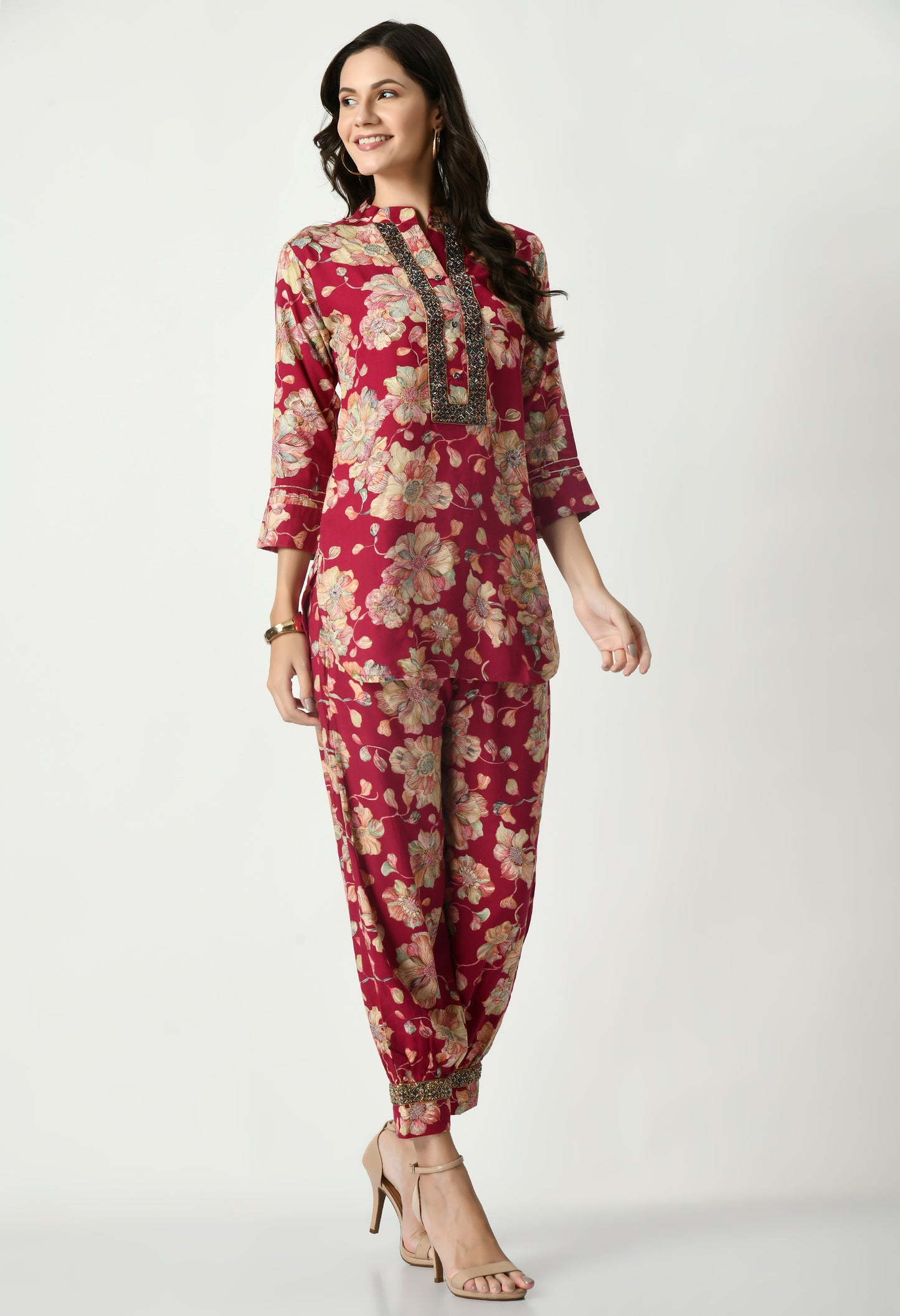 MAURYA Women’s Rayon Co-Ord Set | Top & Pants