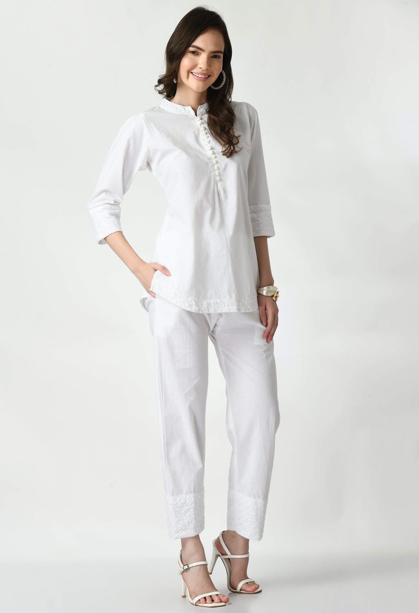 MAURYA Women’s Pure Cotton Co-Ord Set | Top & Pants