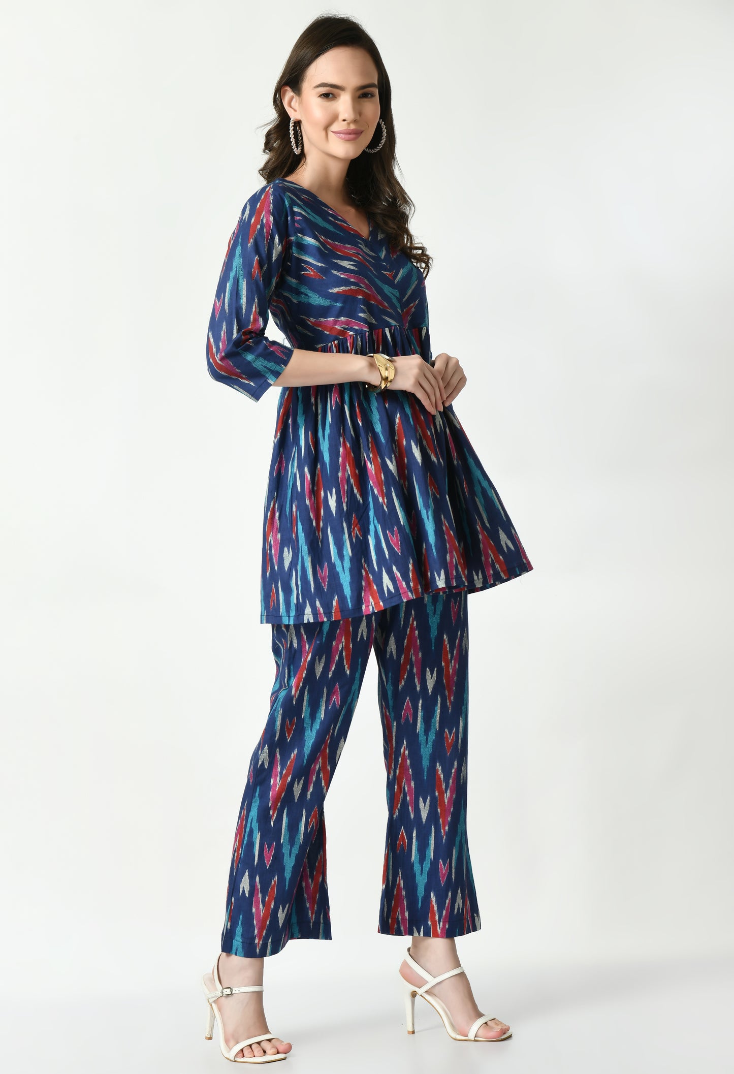 MAURYA Women’s Pure Cotton Co-Ord Set | Top & Pants