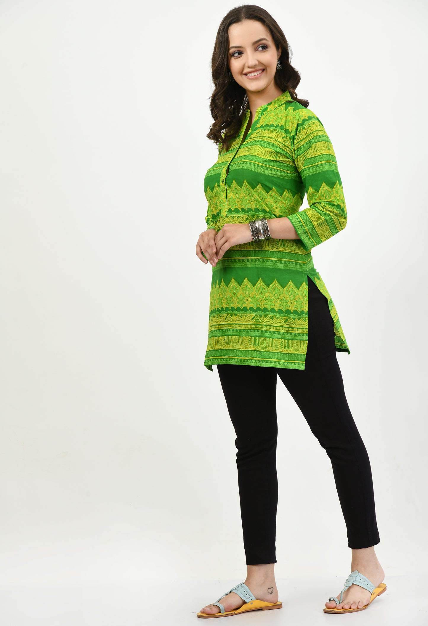 MAURYA Women’s Cotton Blend Printed Casual Top for Daily & Office Wear