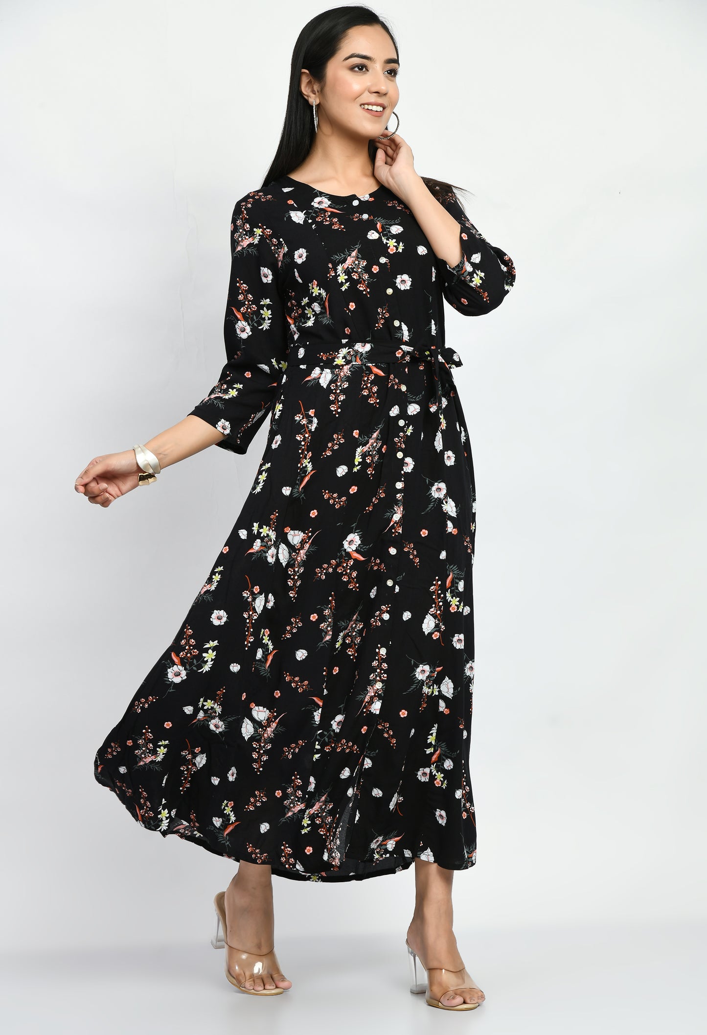 MAURYA Women’s Everyday Rayon A-Line Dress