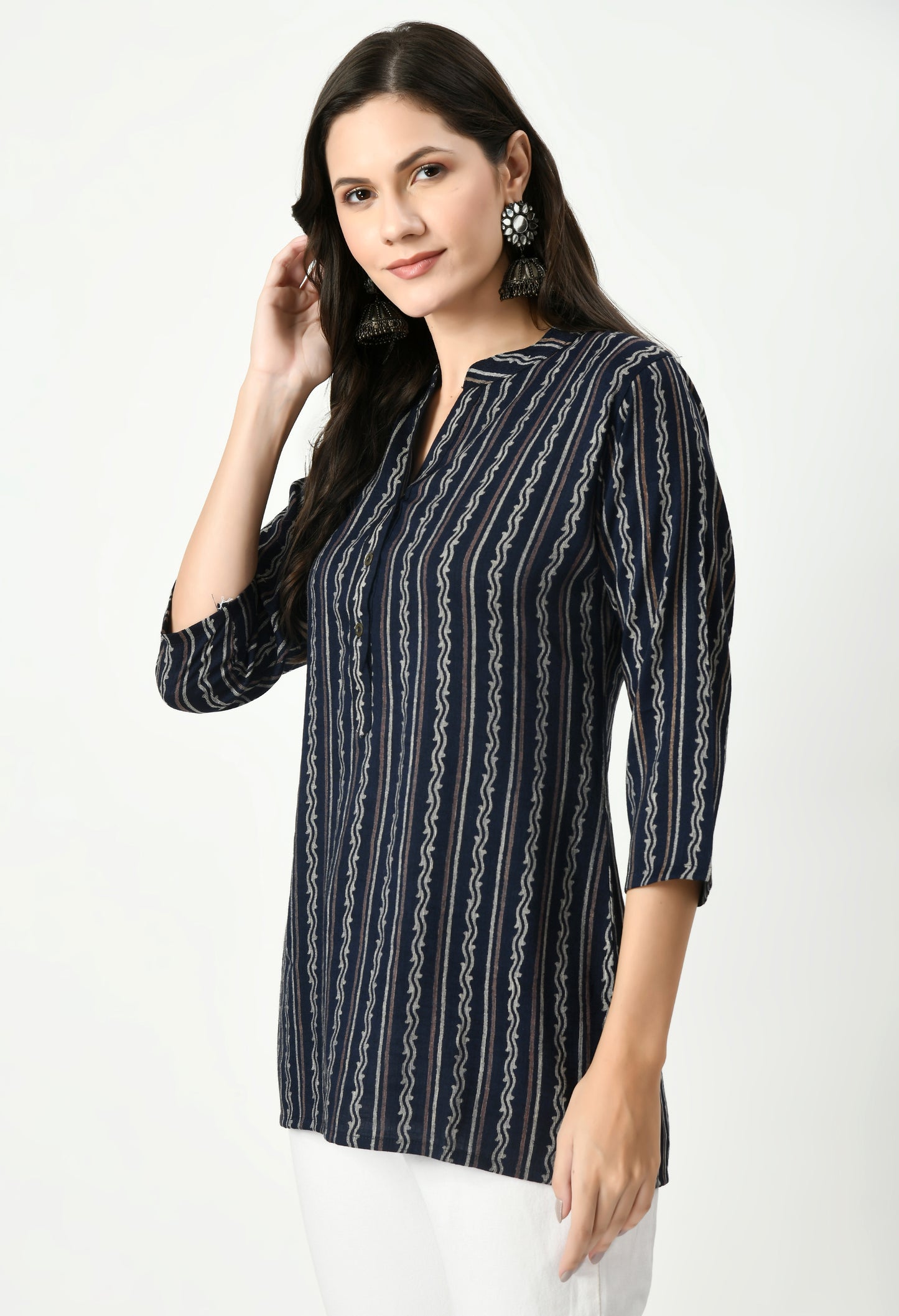 MAURYA Women’s Cotton Blend Printed Casual Top for Daily & Office Wear