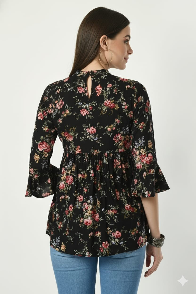 MAURYA Women’s Cotton Printed Casual Top for Daily & Office Wear
