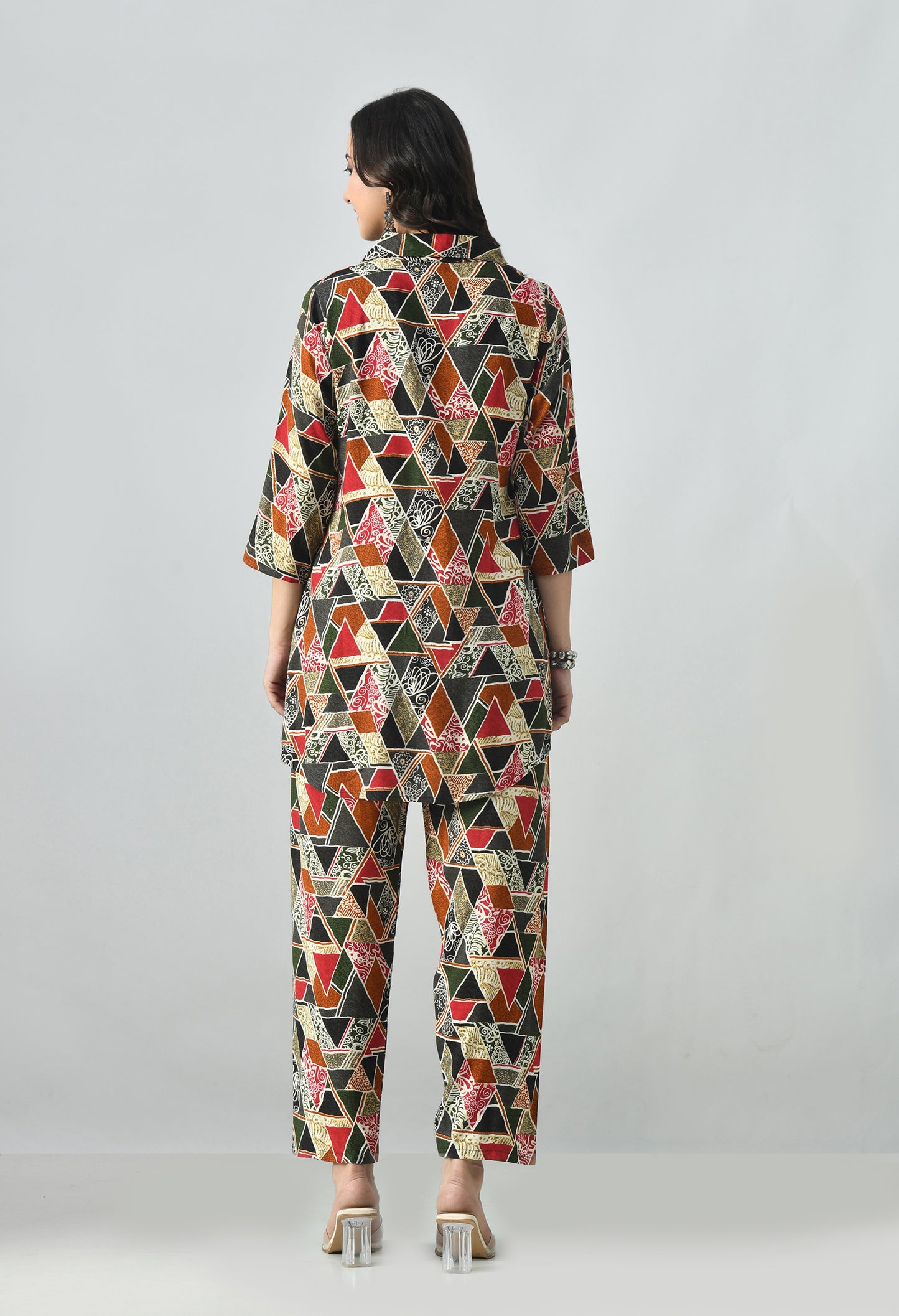 MAURYA Women’s Latest Printed Rayon Co-Ord Set with Stylish Top & Pant Set