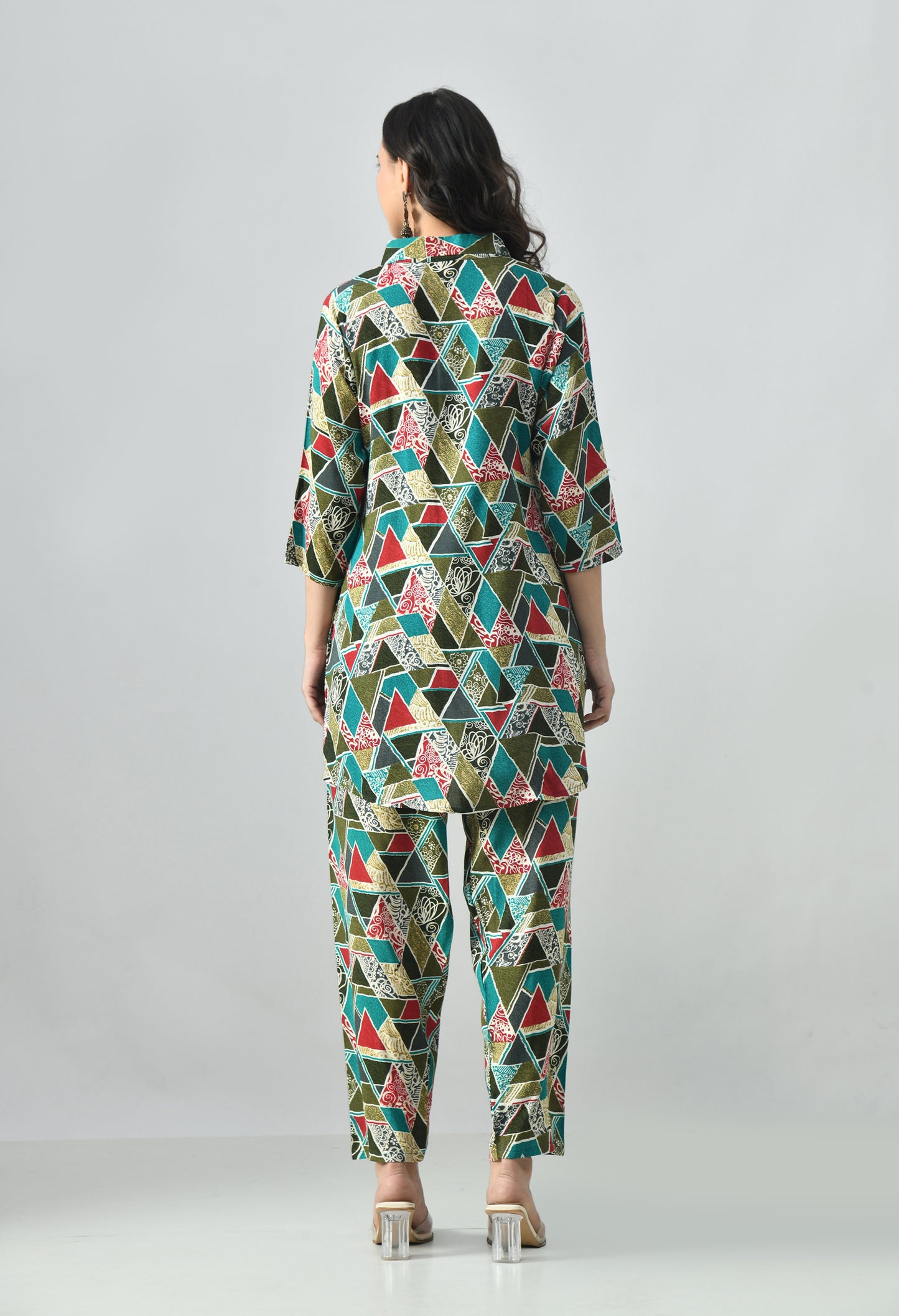 MAURYA Women’s Latest Printed Rayon Co-Ord Set with Stylish Top & Pant Set