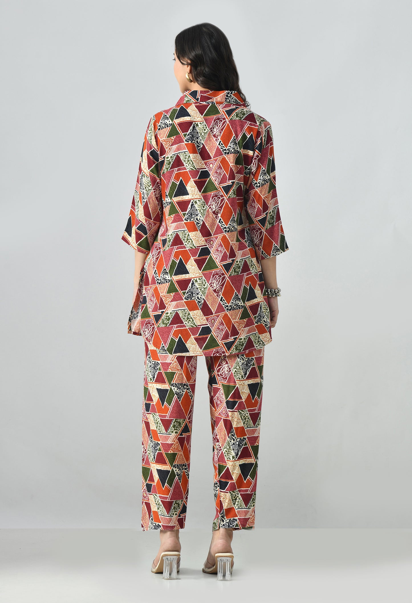 MAURYA Women’s Latest Printed Rayon Co-Ord Set with Stylish Top & Pant Set