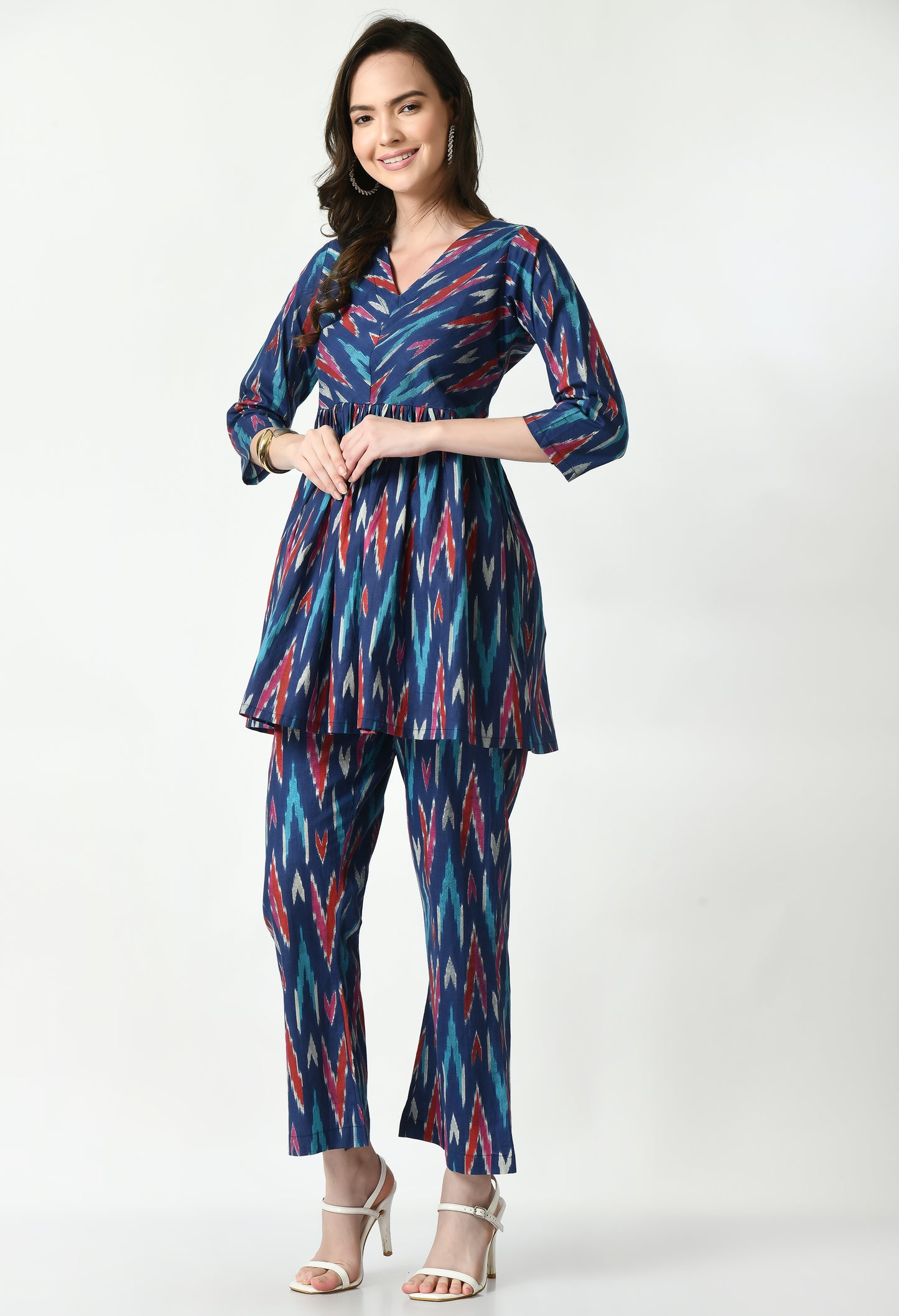 MAURYA Women’s Pure Cotton Co-Ord Set | Top & Pants