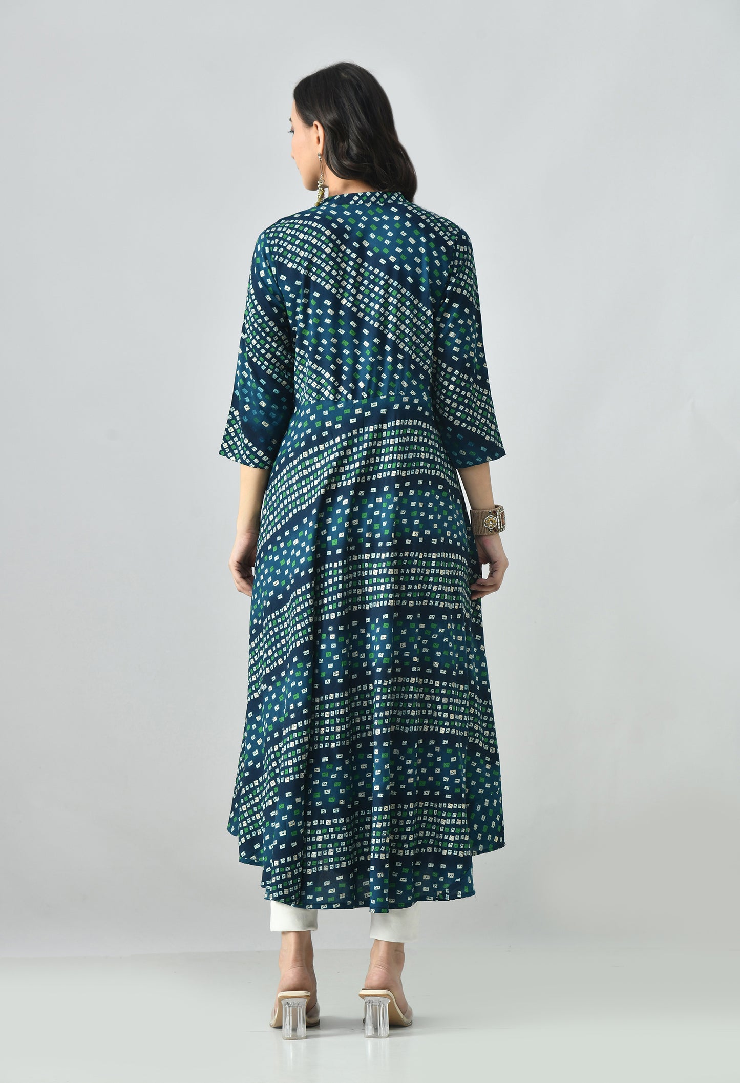 MAURYA Rayon Printed A-Line Dress for Women