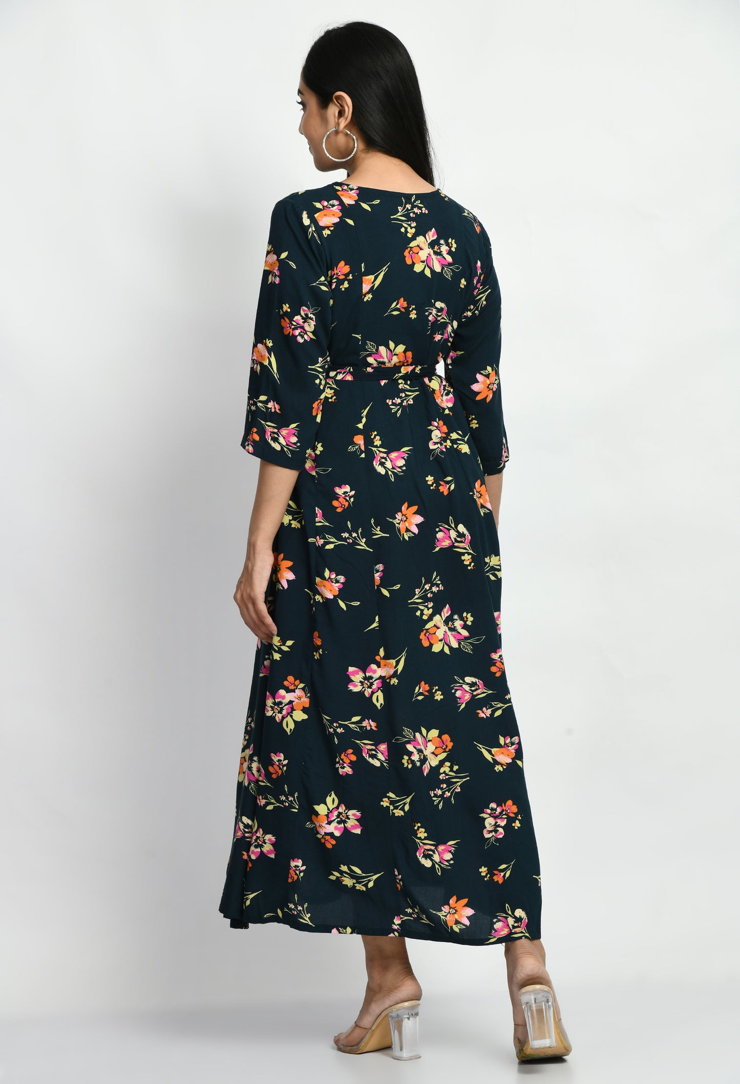 MAURYA Women’s Stylish Rayon A-Line Dress for Everyday Wear