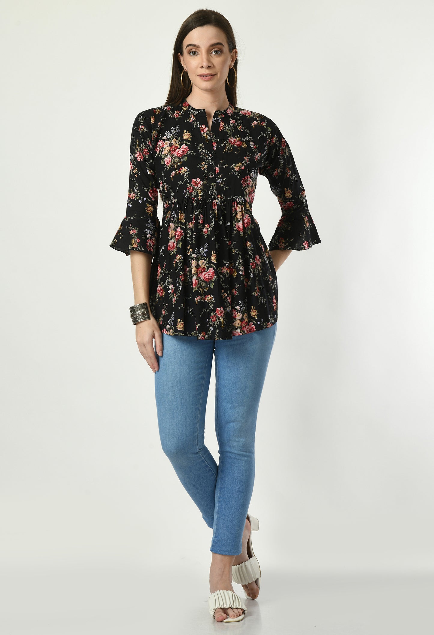 MAURYA Women’s Cotton Printed Casual Top for Daily & Office Wear