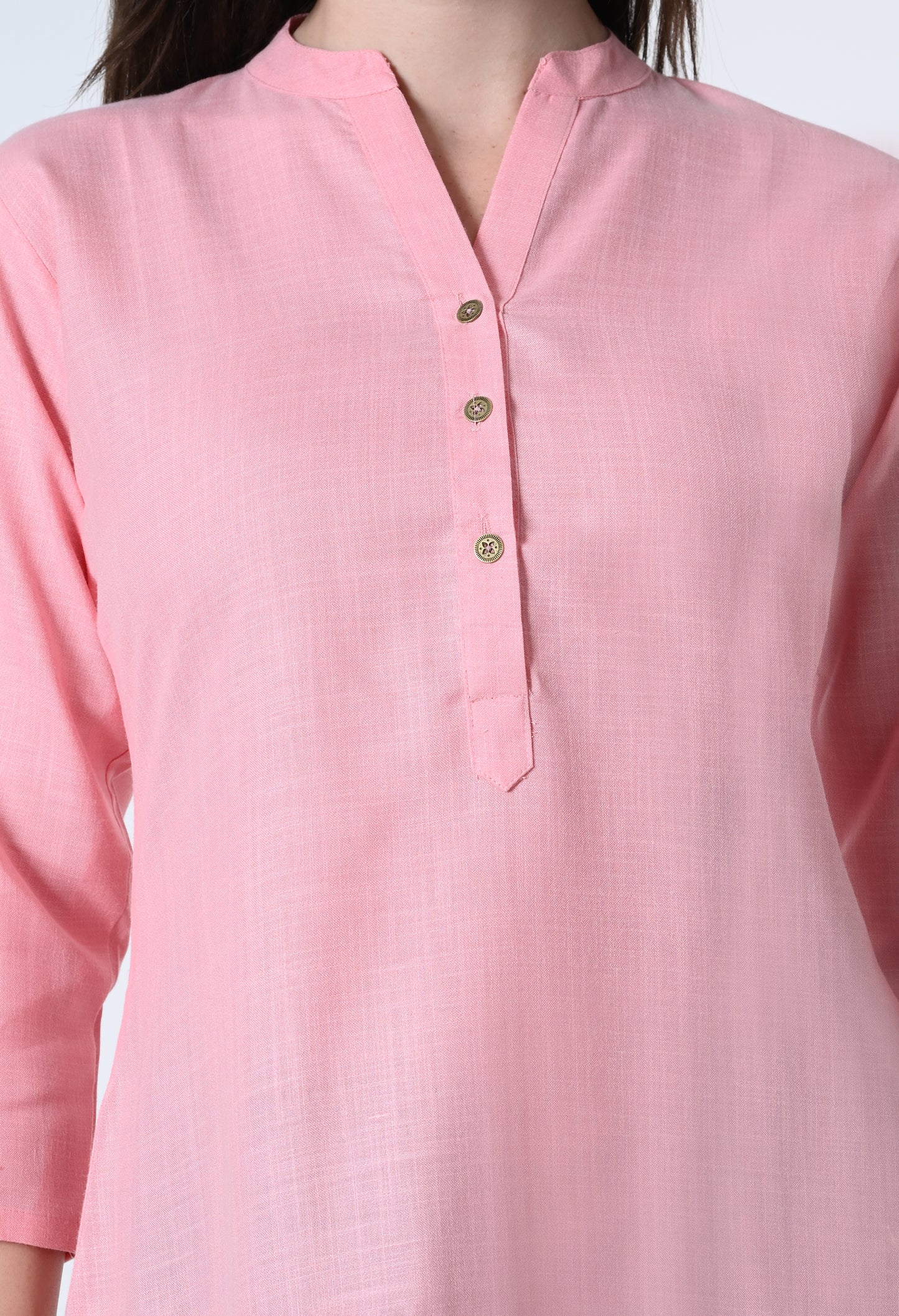 MAURYA Women's Cotton Blend Solid Kurti