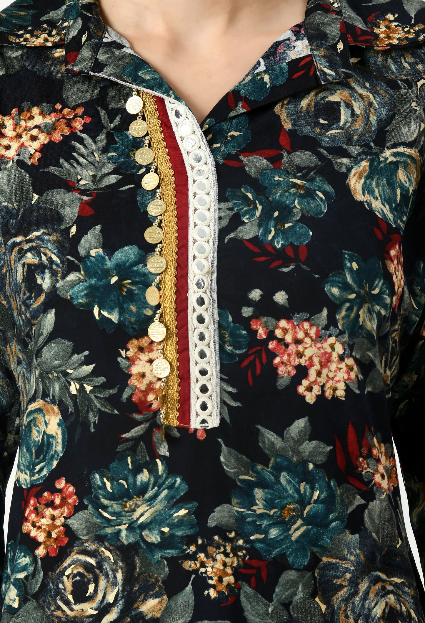 MAURYA Women’s Rayon Pathani Co-Ord Set