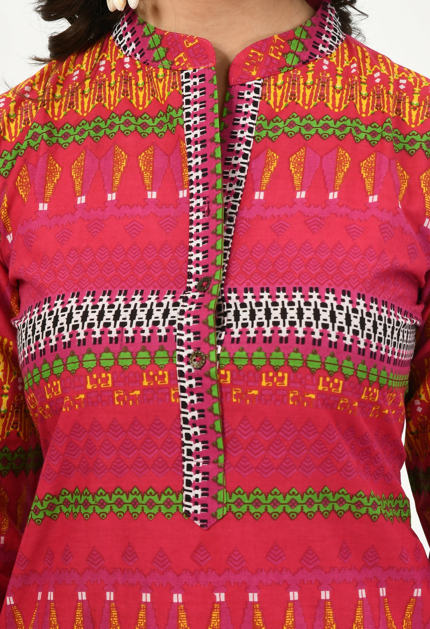 MAURYA Women’s Cotton Blend Printed Casual Top for Daily & Office Wear