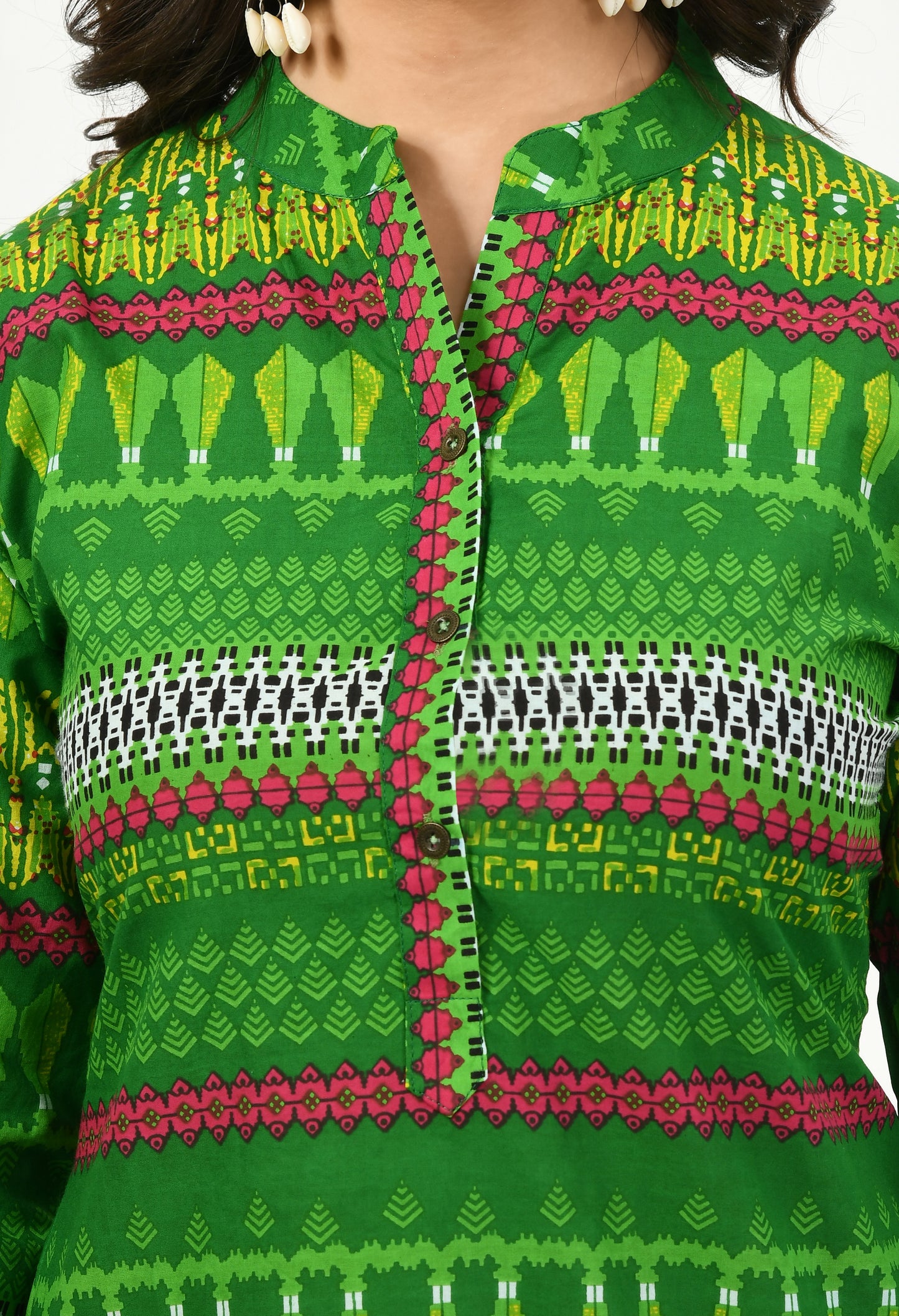 MAURYA Women’s Cotton Blend Printed Casual Top for Daily & Office Wear