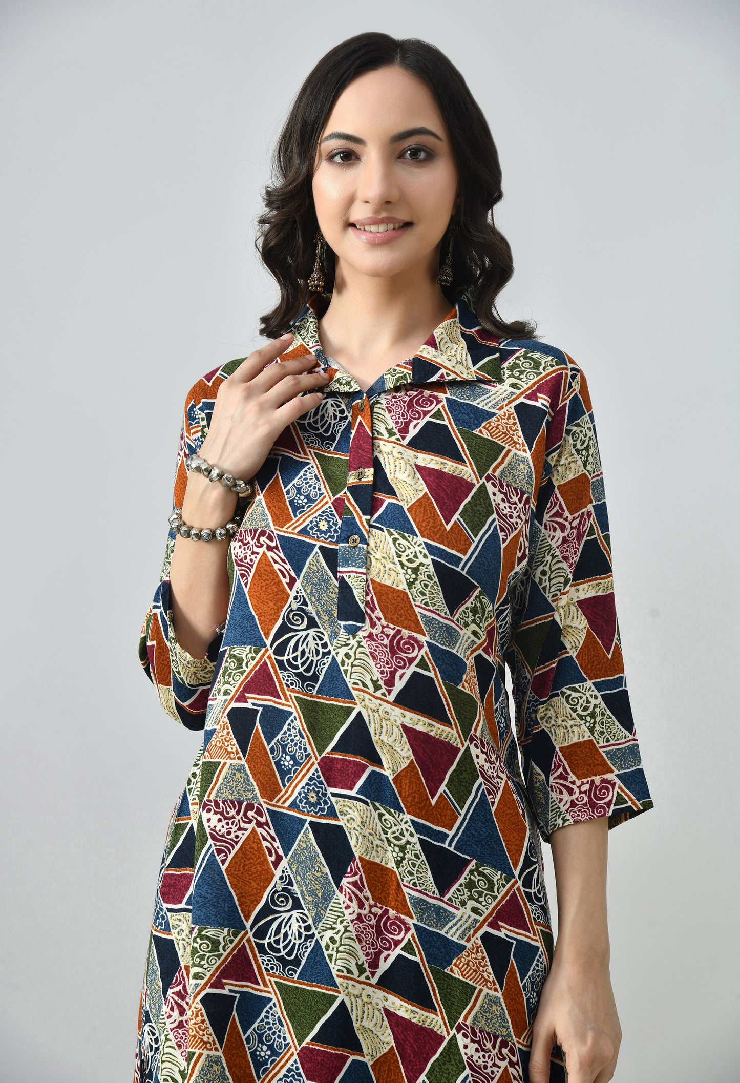 MAURYA Women’s Latest Printed Rayon Co-Ord Set with Stylish Top & Pant Set