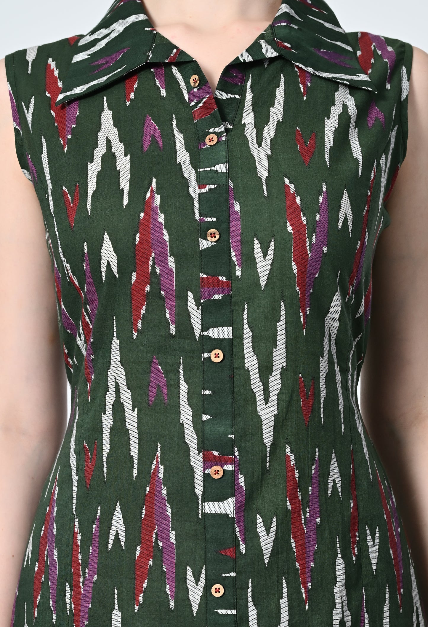 MAURYA Pure Cotton Printed A-Line Dress for Women