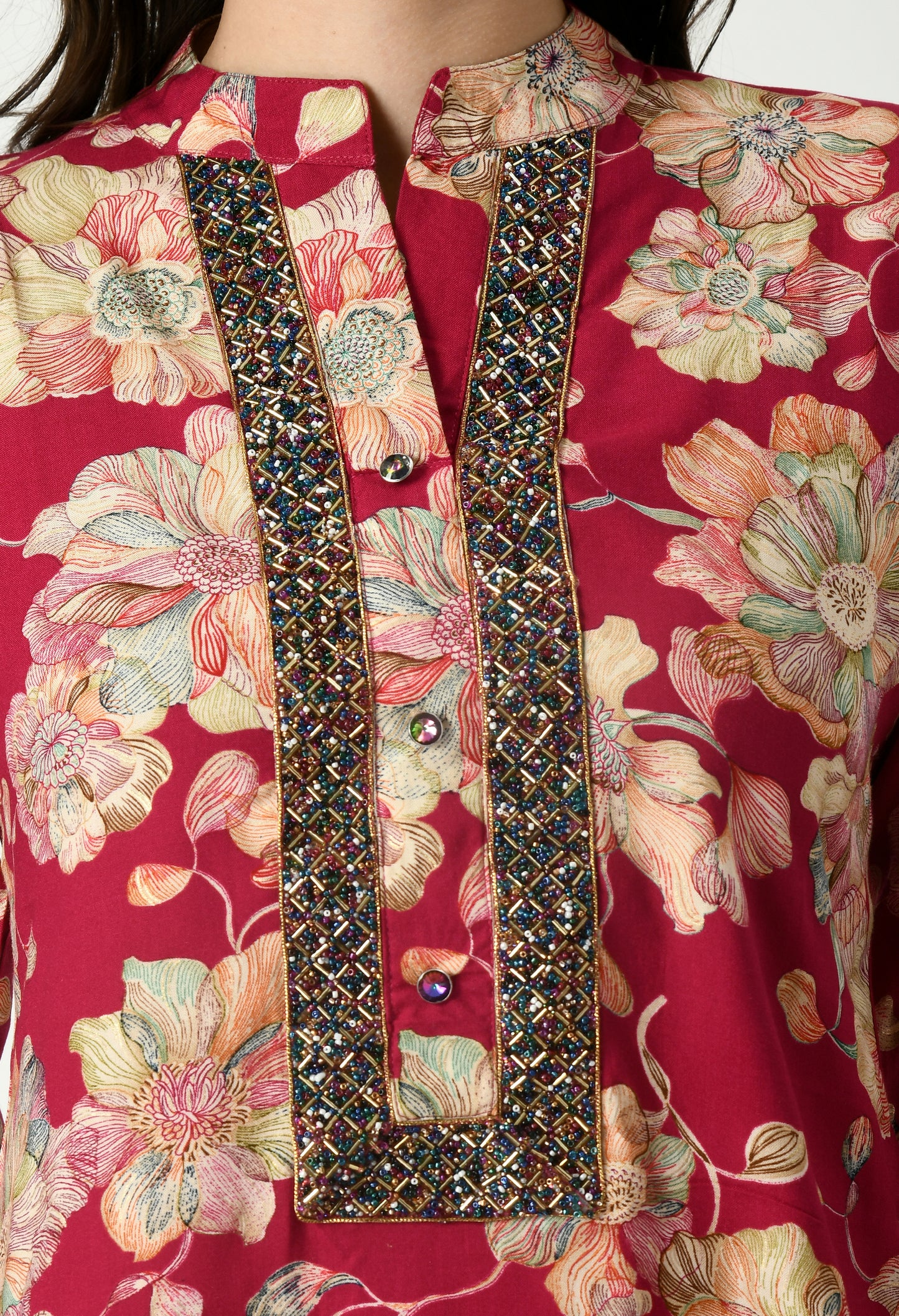 MAURYA Women’s Rayon Co-Ord Set | Top & Pants